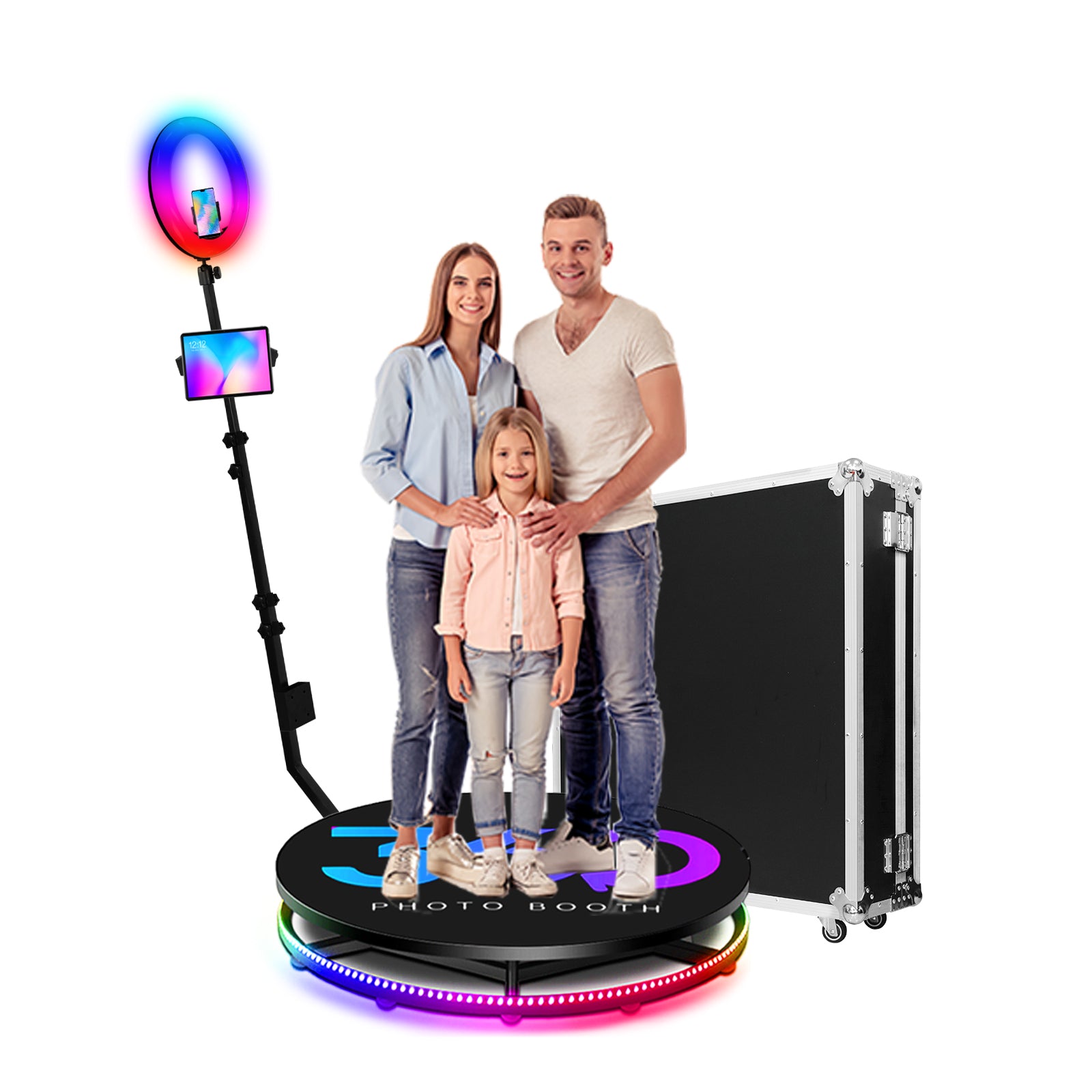 Remote Control Bottom LED Lights Fill Light High Quality Factory Price Fast Shipping 360 Photo Booth
