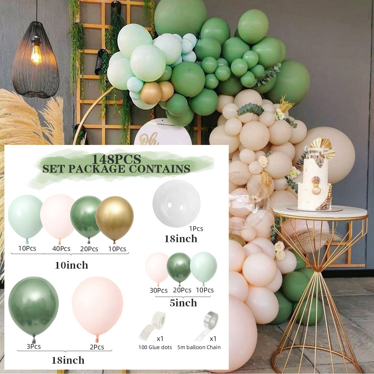 X072: Balloons for Happy Birthday Wedding Anniversary Valentine&