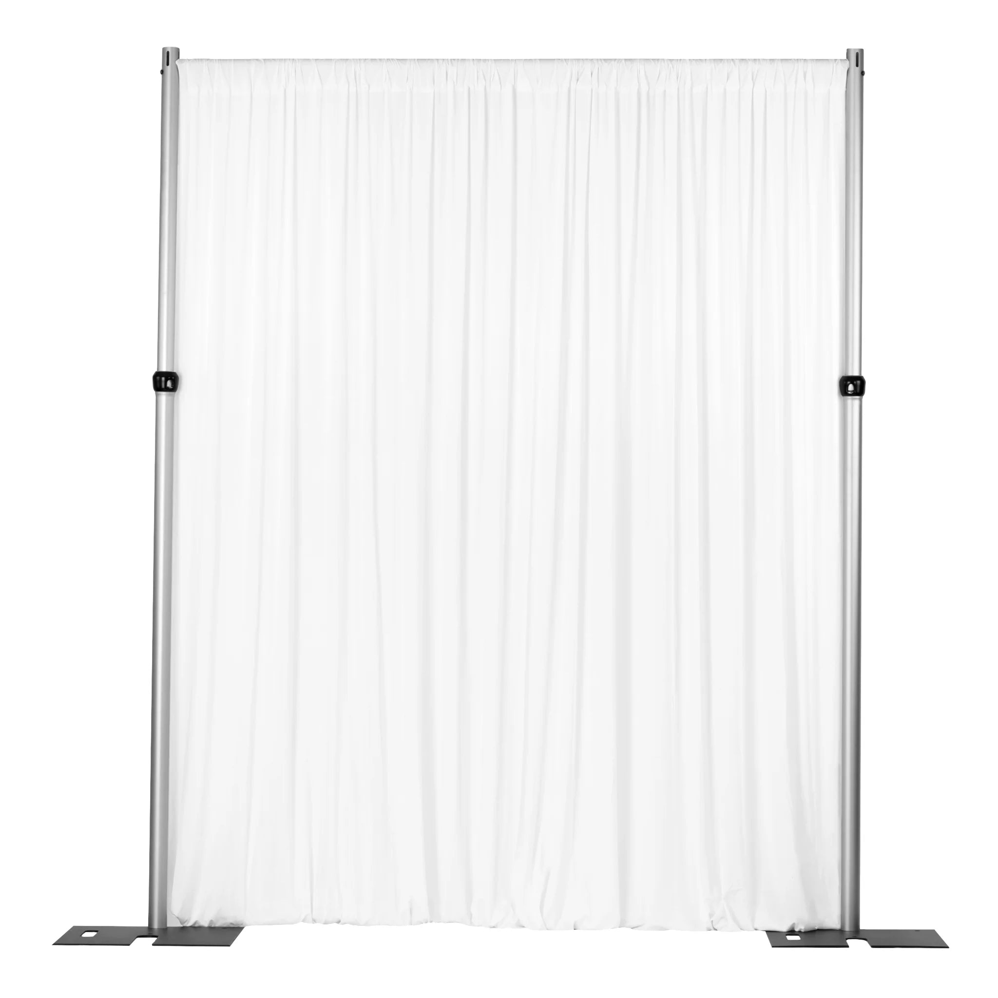 Spandex 4-way Stretch Drape Curtain With Rod Pockets Rose Morning