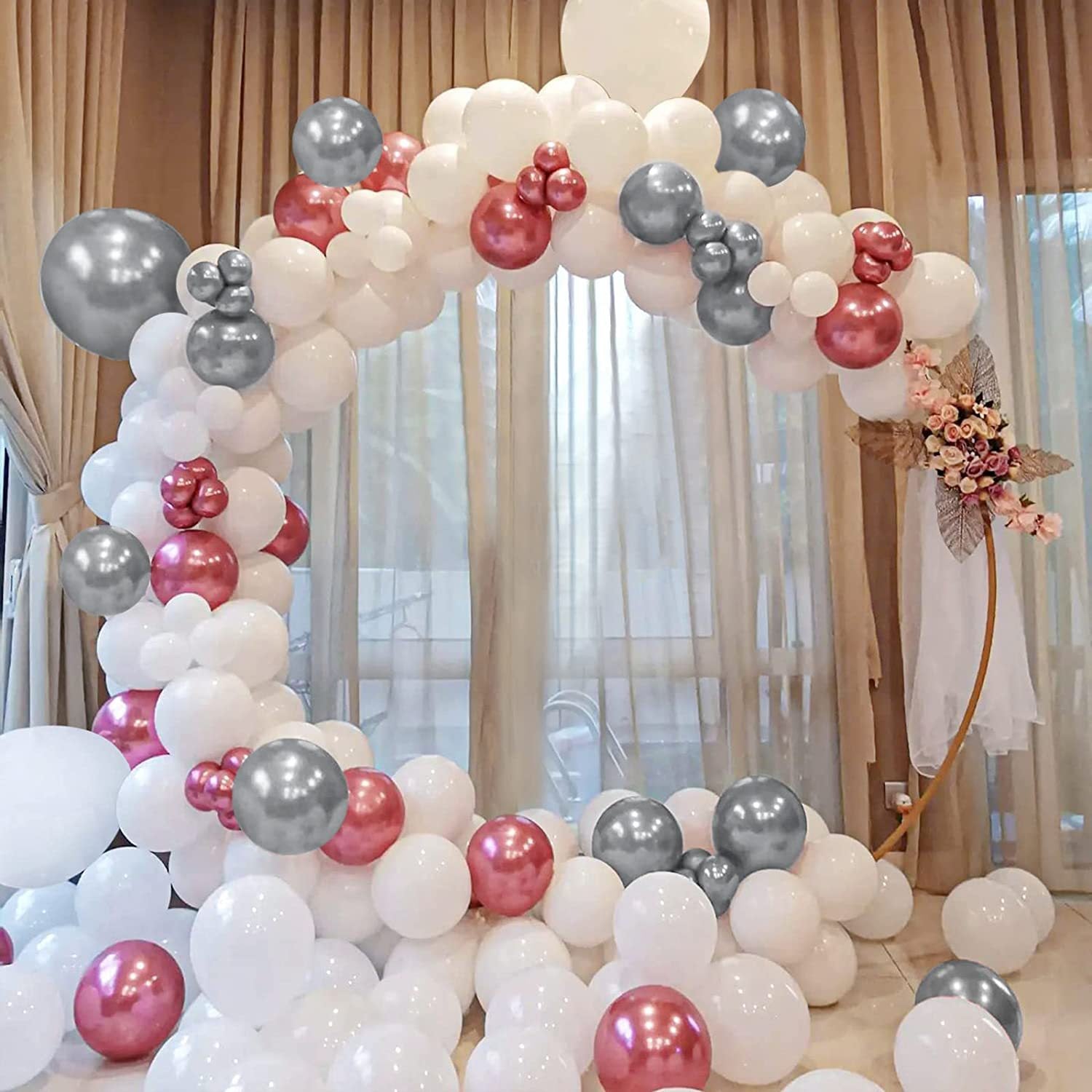 Balloons for Wedding Garland Arch Party Decoration set/ 10 sets Rose Morning