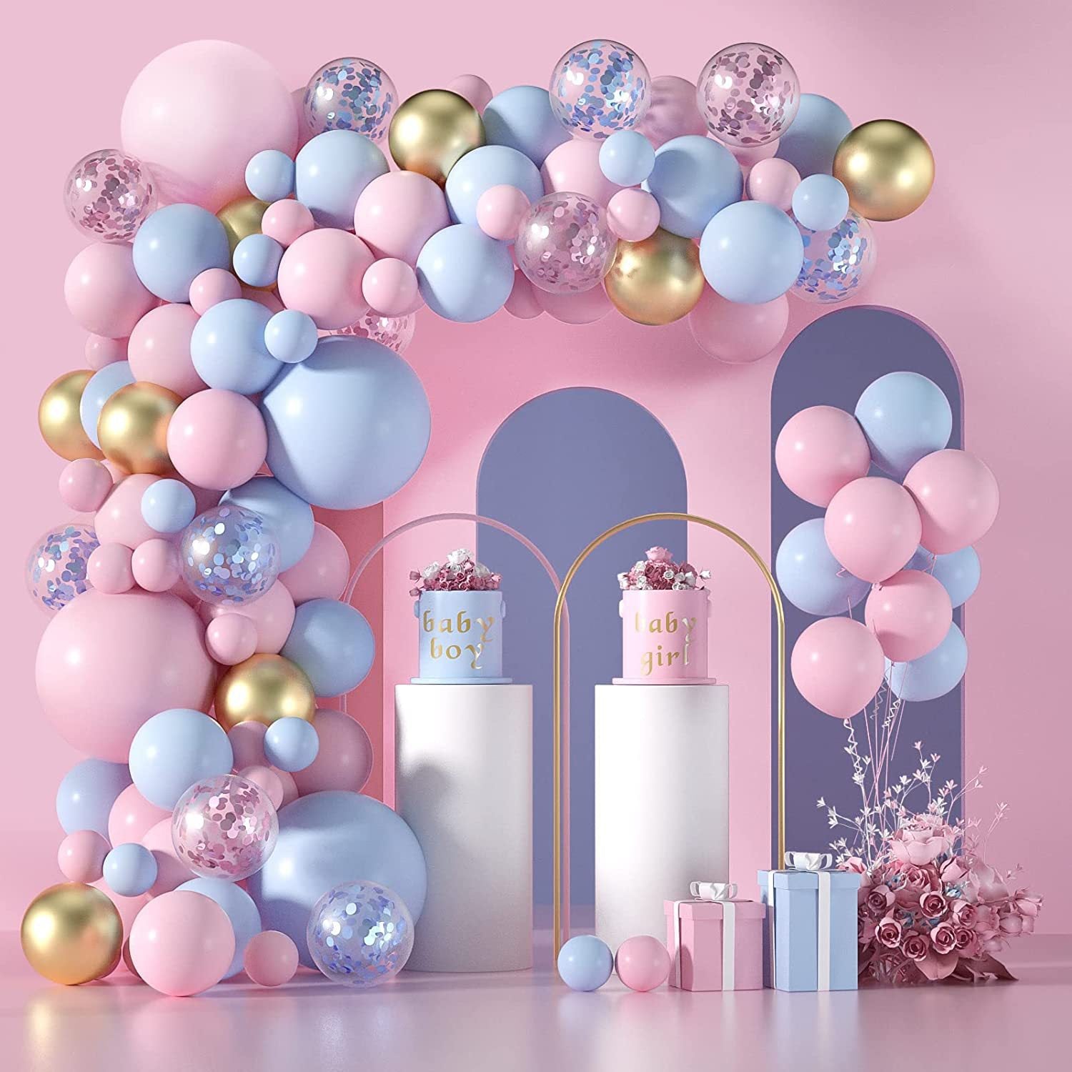 X068: Balloons for Happy Birthday Wedding Anniversary Valentine&
