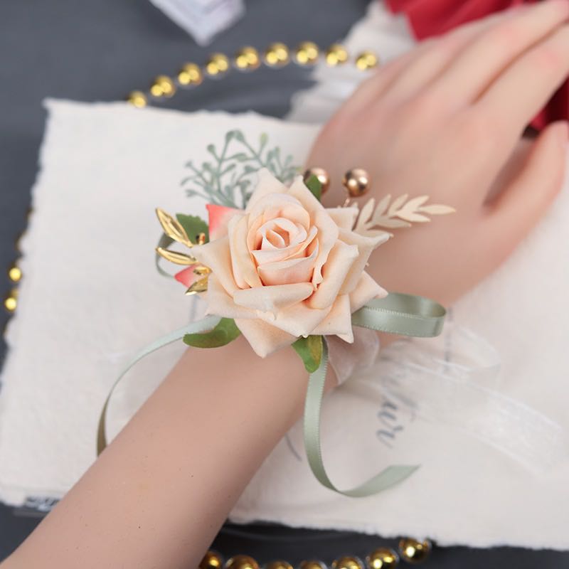 Looking for a beautiful and unique way to add a touch of color to your wedding? Look no further than our orange bridal wrist flowers! These stunning flowers are perfect for adding a pop of orange to your wedding décor, and they&