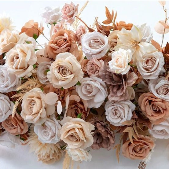 Crisp:Artificial Flower Hanging Floral Ceiling Decoration Wedding Ceiling Rose Morning