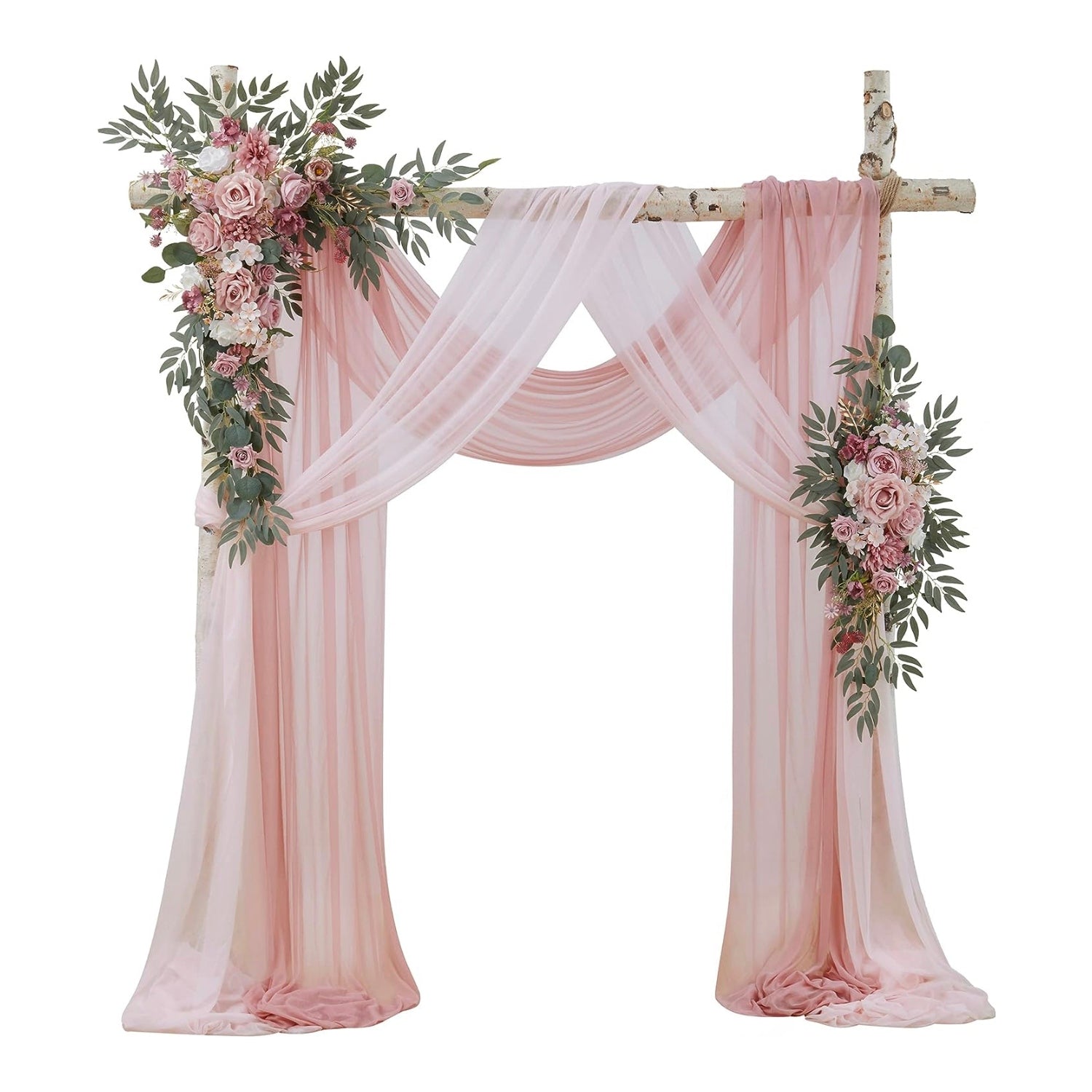 This wedding arch bouquet set is a fantastic deal at a very good price. The bouquets are so pretty and perfect for a wedding. If you&