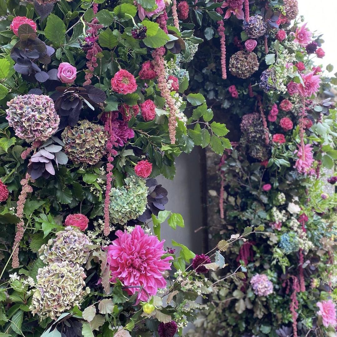 Carolina : 2023 New Wedding Party Background Floral Arch Decoration include Frame --R880 Rose Morning