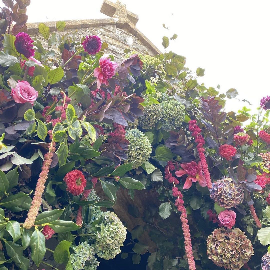 Carolina : 2023 New Wedding Party Background Floral Arch Decoration include Frame --R880 Rose Morning
