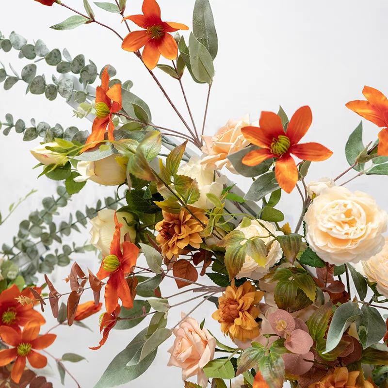 Keirstin : Rose Morning Wedding Party Floral Arch Decoration Including Frame Rose Morning