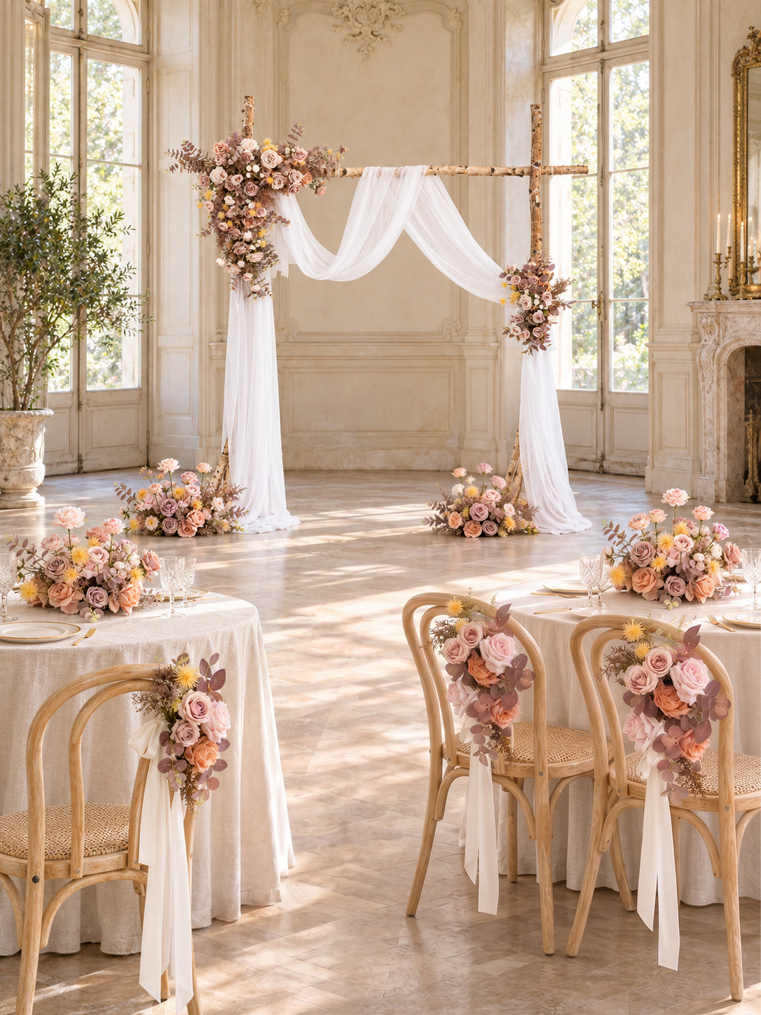Vera – Ceremony Package in Dusty Rose & Caramel