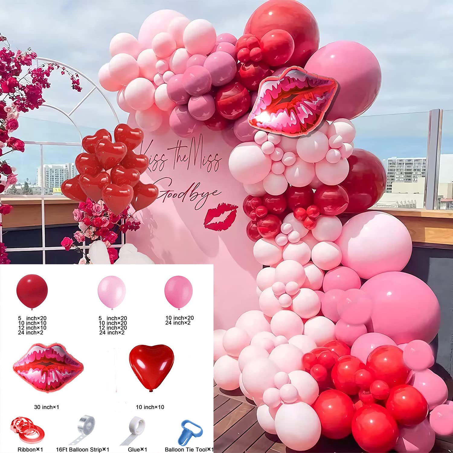 Balloons for Happy Birthday Wedding Anniversary Valentine&