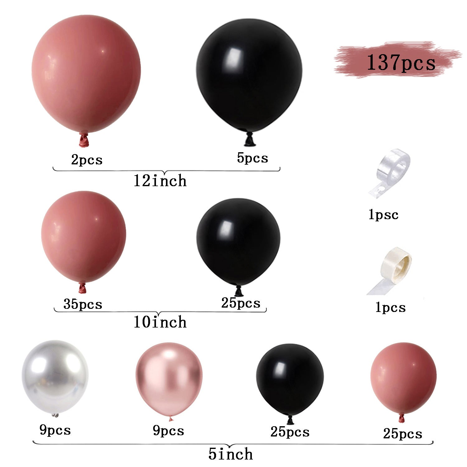 X070: Balloons for Happy Birthday Wedding Anniversary Valentine&