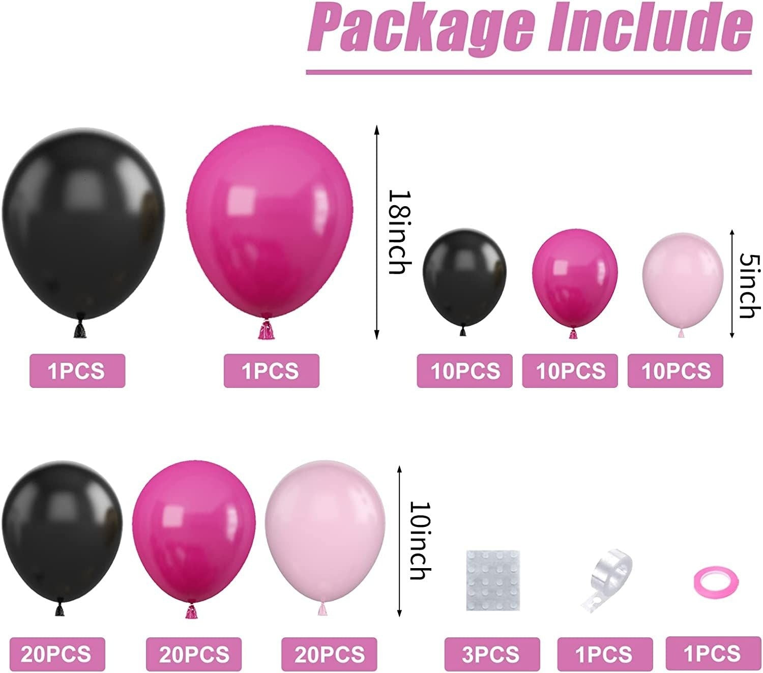 Balloons for Happy Birthday Wedding Anniversary Valentine&