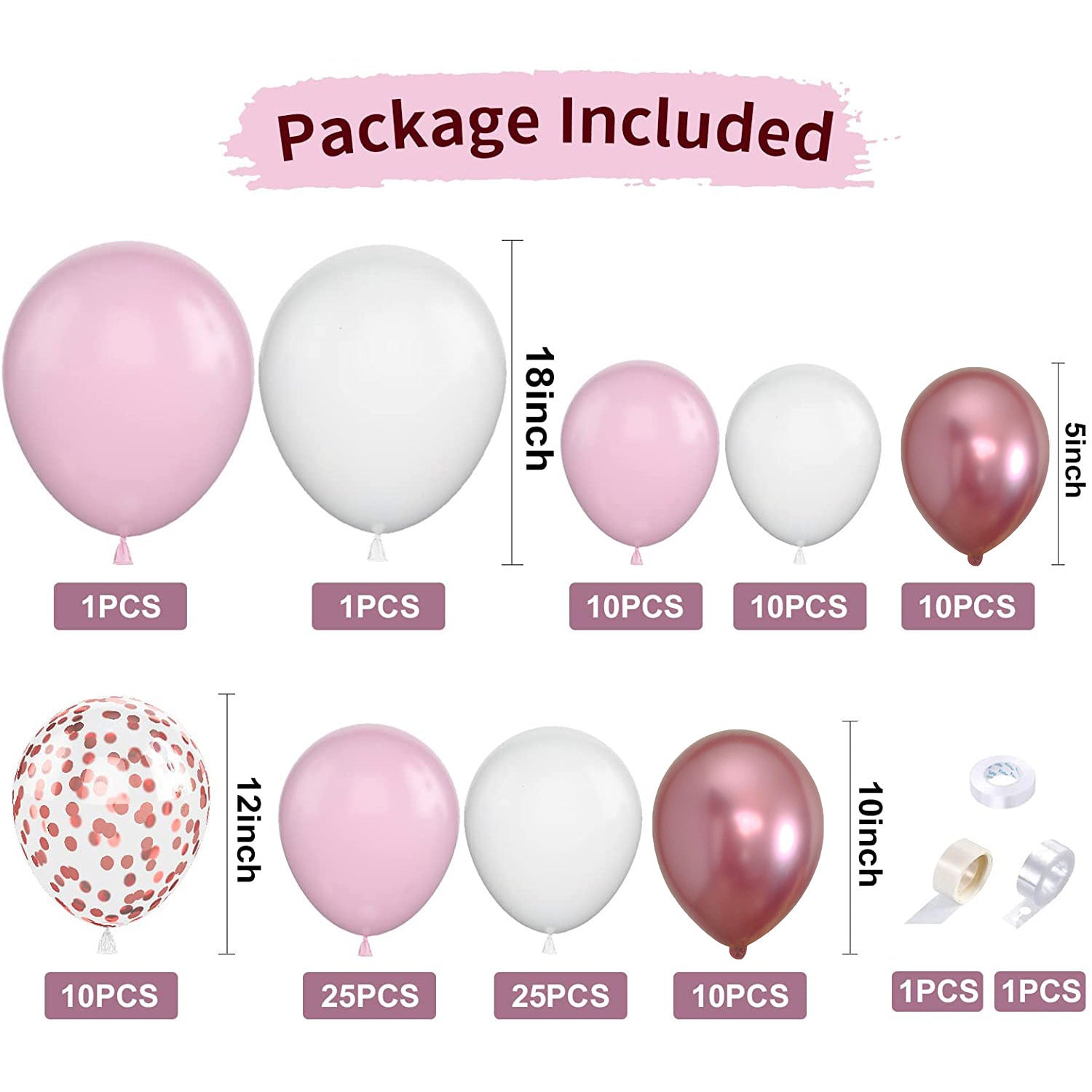 X035: Balloons for Happy Birthday Wedding Anniversary Valentine&