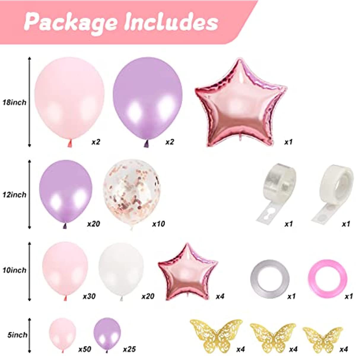 X069: Balloons for Happy Birthday Wedding Anniversary Valentine&