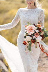 Sunset bouquet bride wedding props decoration -R130 Rose Morning