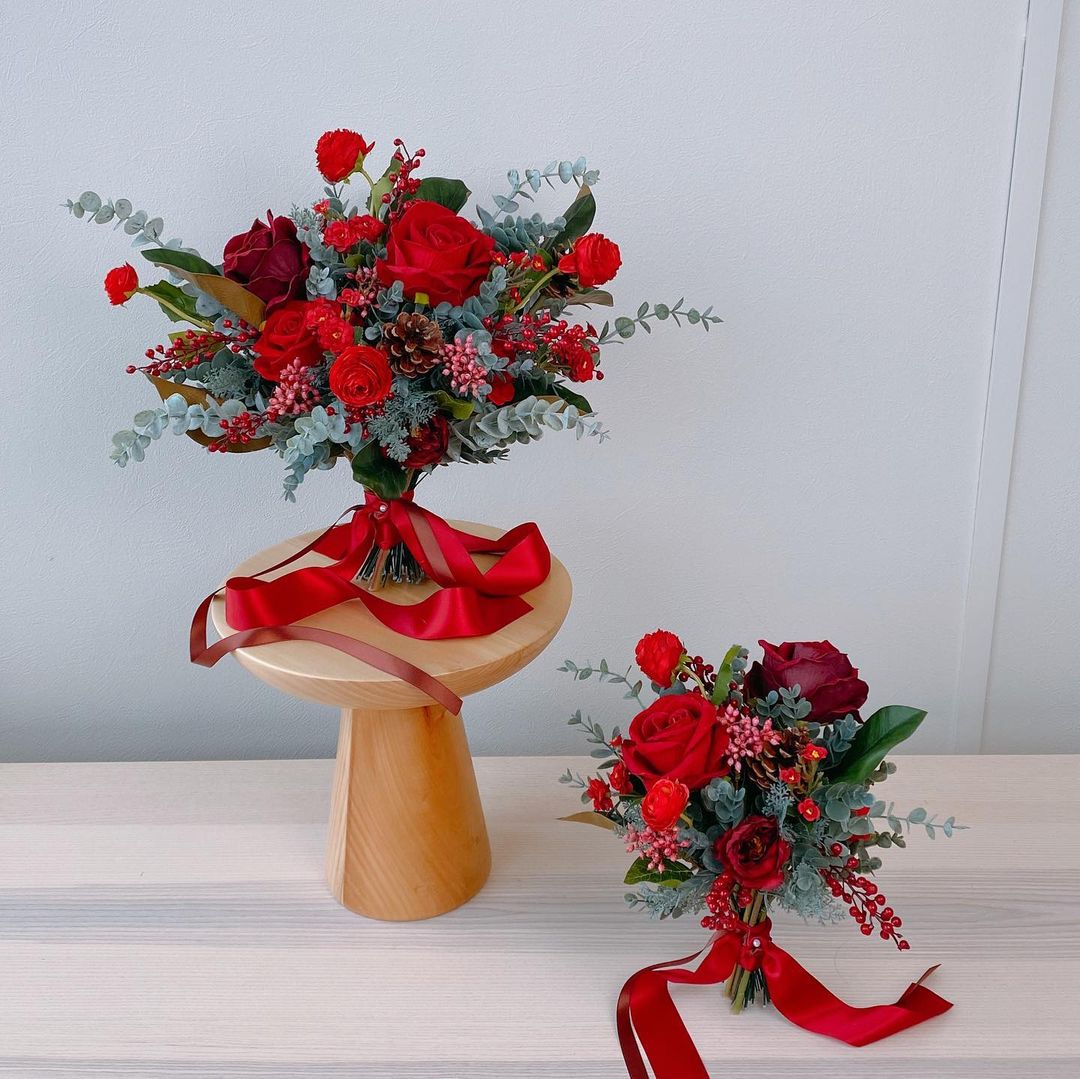 Fervor wedding bouquet bridal bouquet -R213 Rose Morning