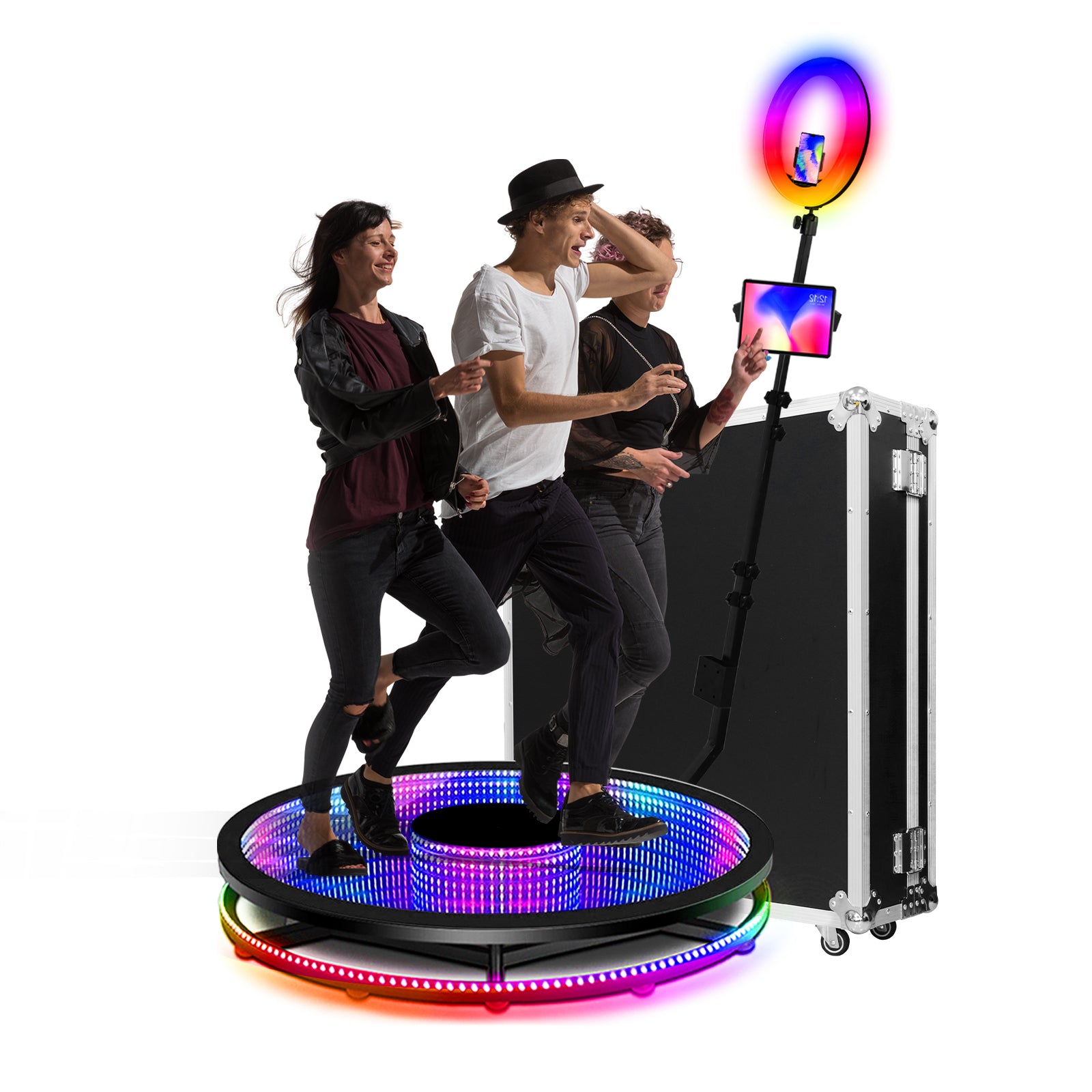 Upgraded Remote Control Bottom LED Lights Fill Light High Quality Factory Price Fast Shipping 360 Photo Booth