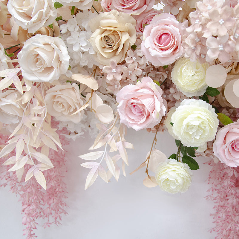 Nora:Artificial Flower Hanging Floral Ceiling Decoration Wedding Ceiling- R267 Rose Morning