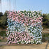 Hope:5D Fabric Artificial rolling up curtain flower wall Rose Morning