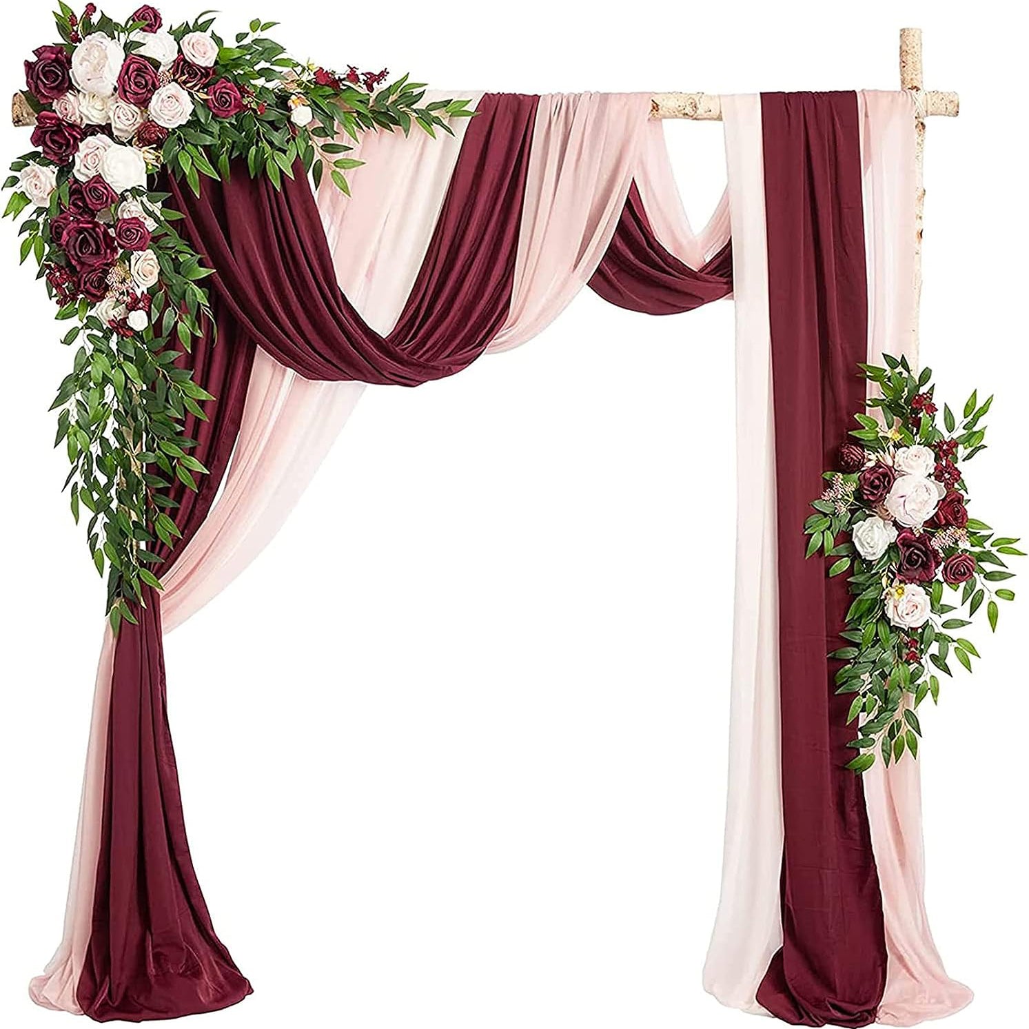 Red Wedding Arch Flowers Kit Pack of 5 Rose Morning