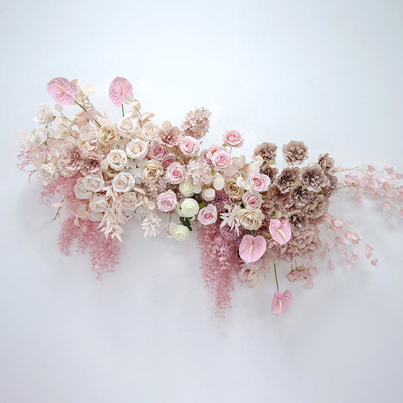 Nora:Artificial Flower Hanging Floral Ceiling Decoration Wedding Ceiling- R267 Rose Morning