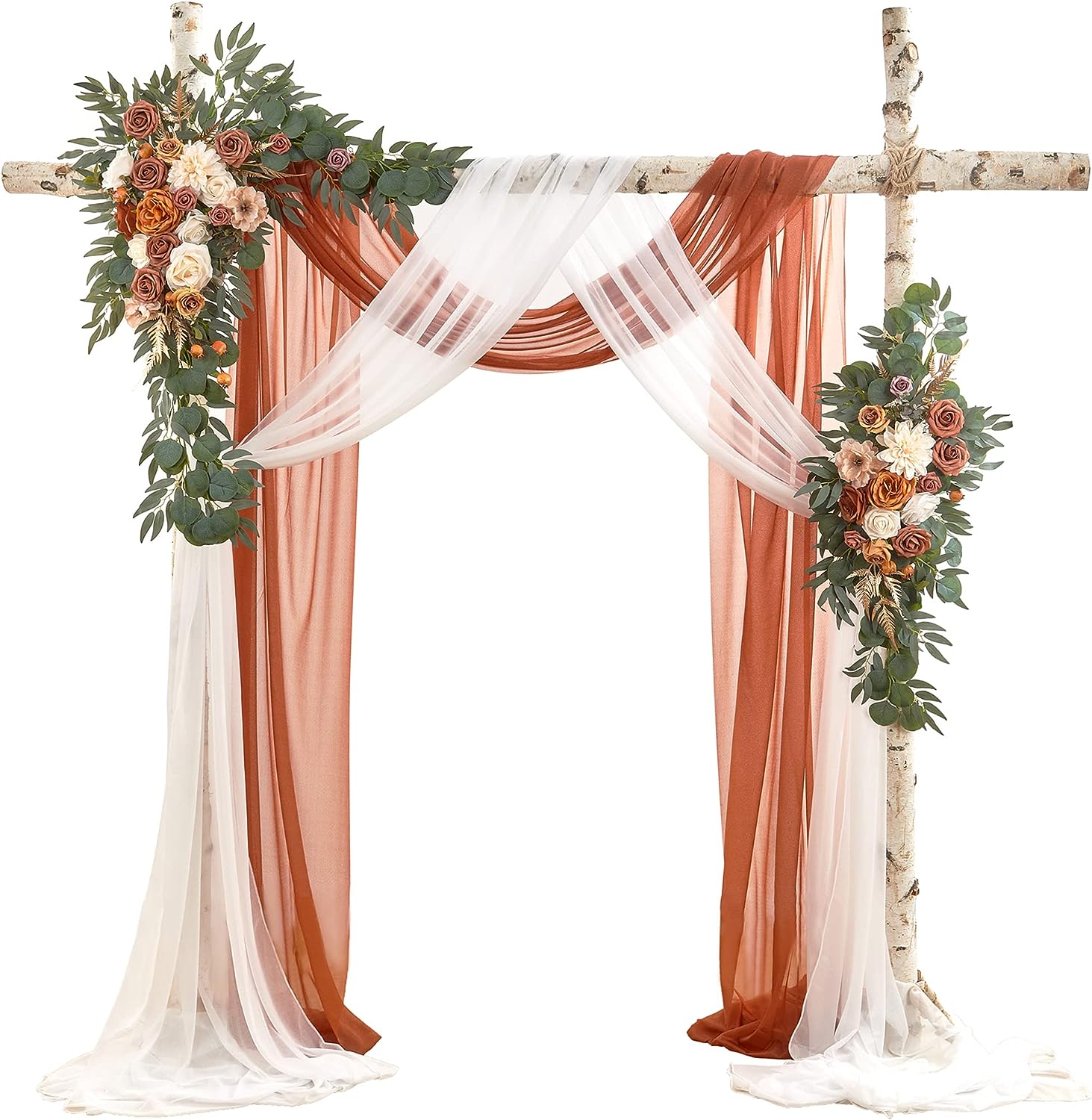 Y011: Wedding Arch Flowers Kit (Pack of 4) Rose Morning