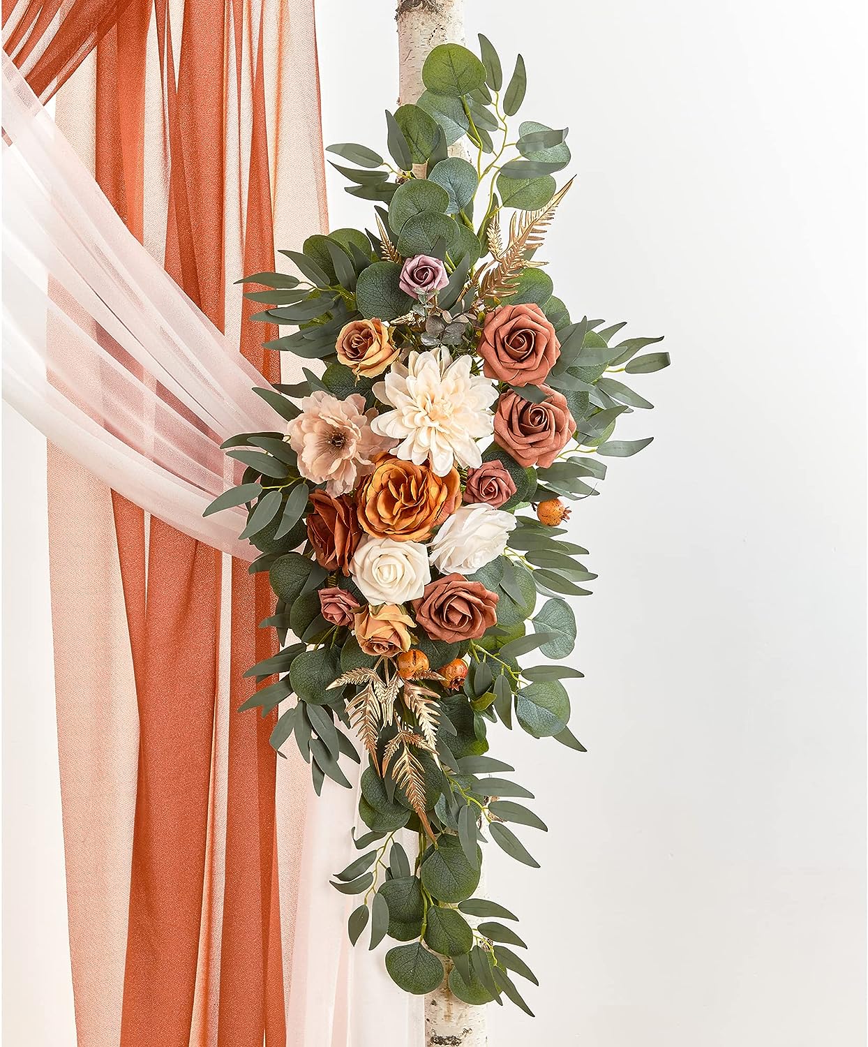 Y011: Wedding Arch Flowers Kit (Pack of 4) Rose Morning
