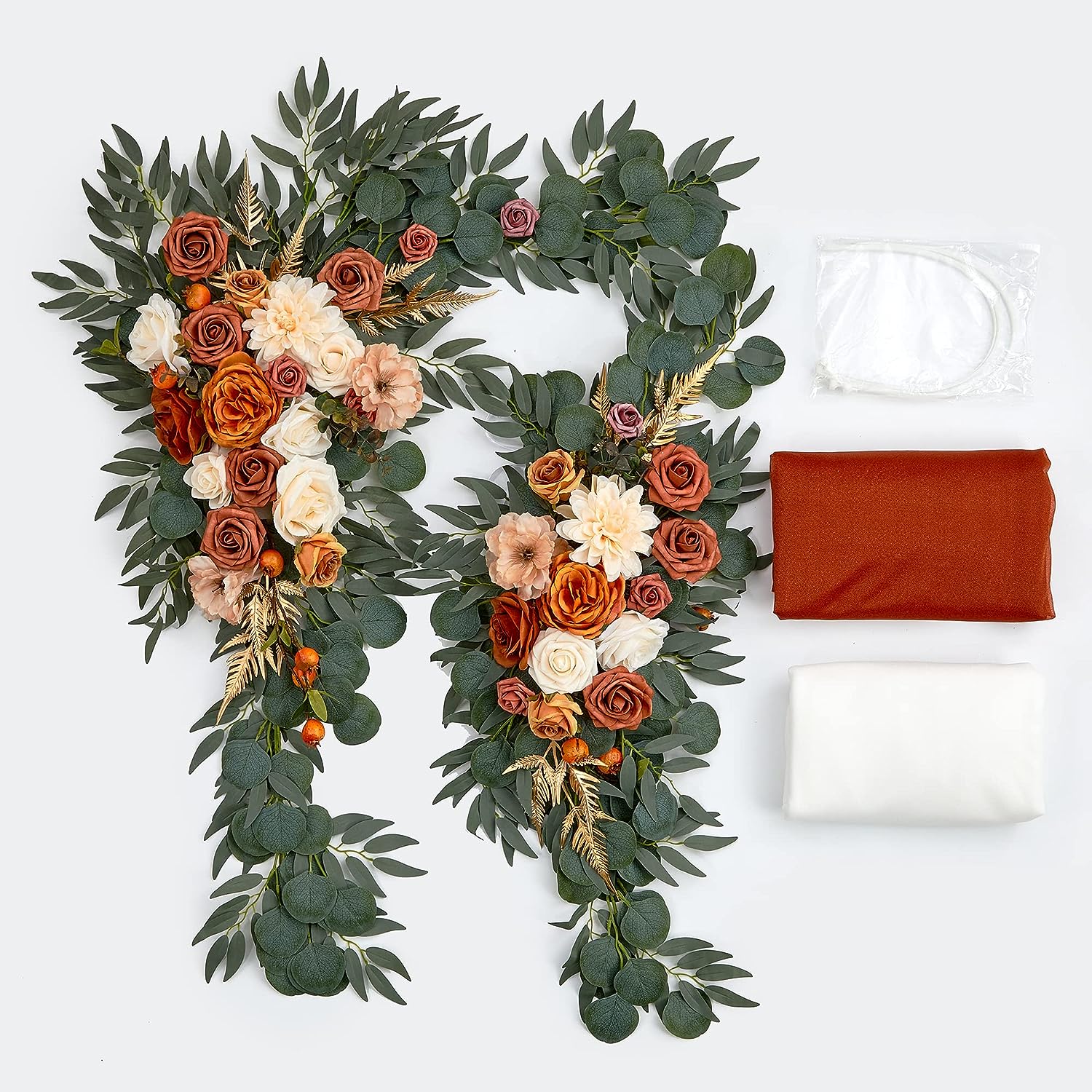 Y011: Wedding Arch Flowers Kit (Pack of 4) Rose Morning