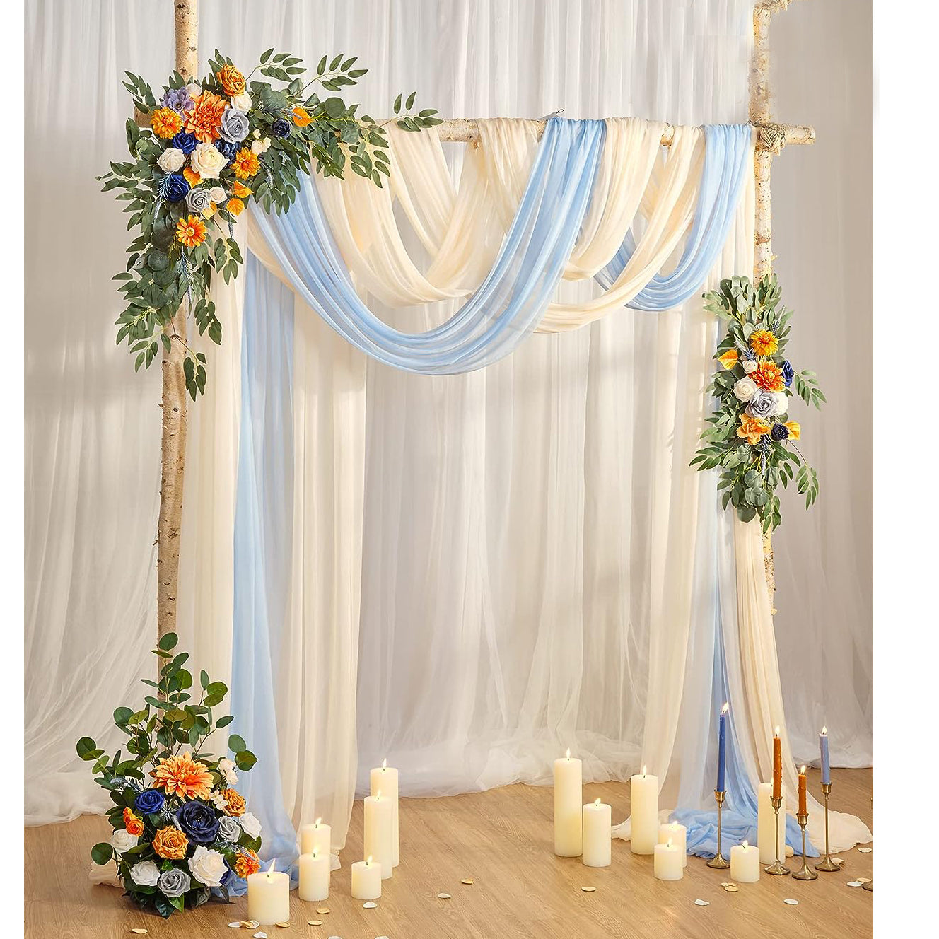 Y014: Wedding Arch Flowers Kit (Pack of 5) Rose Morning