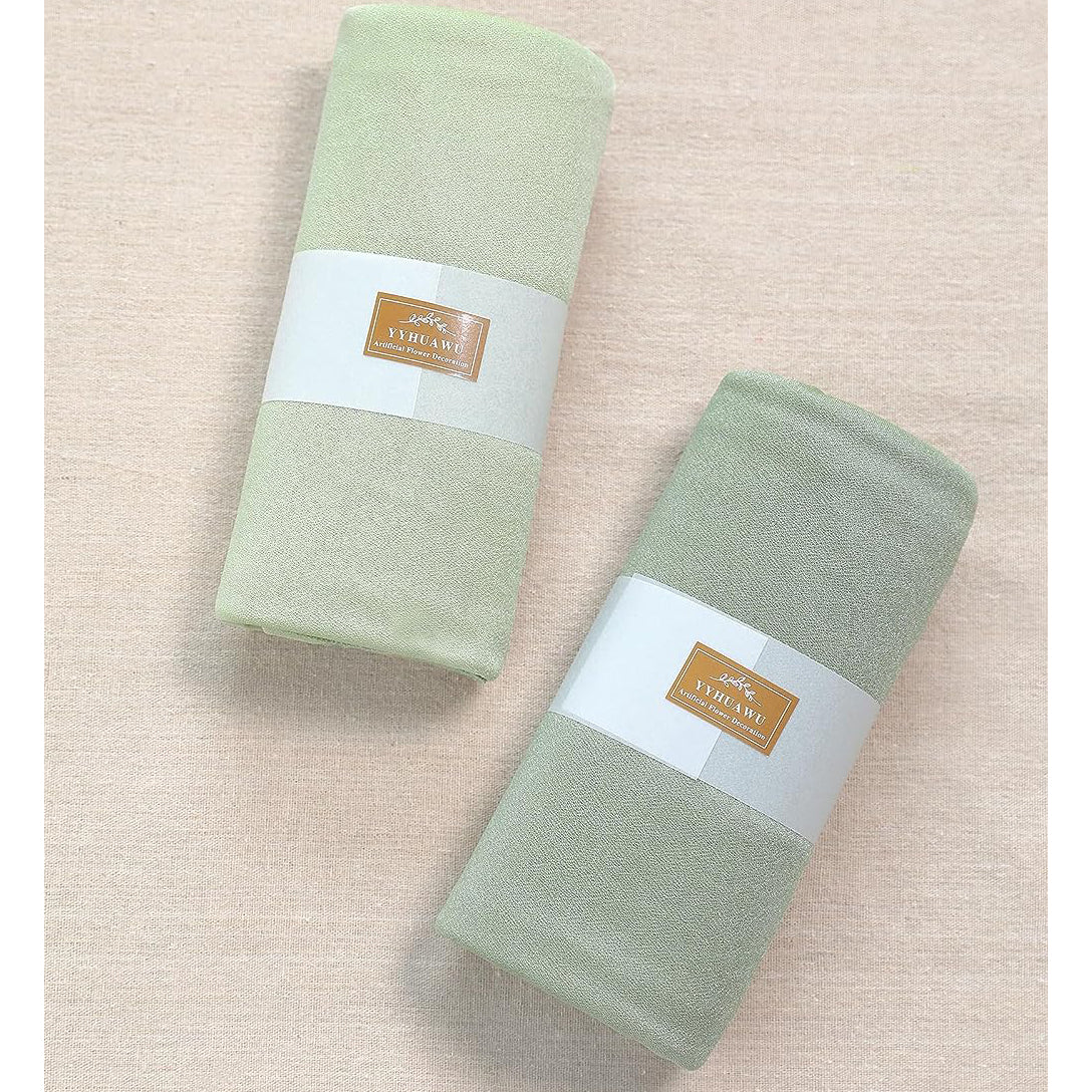 Lemon Green Wedding Arch Draping Fabric 2 Panel Rose Morning
