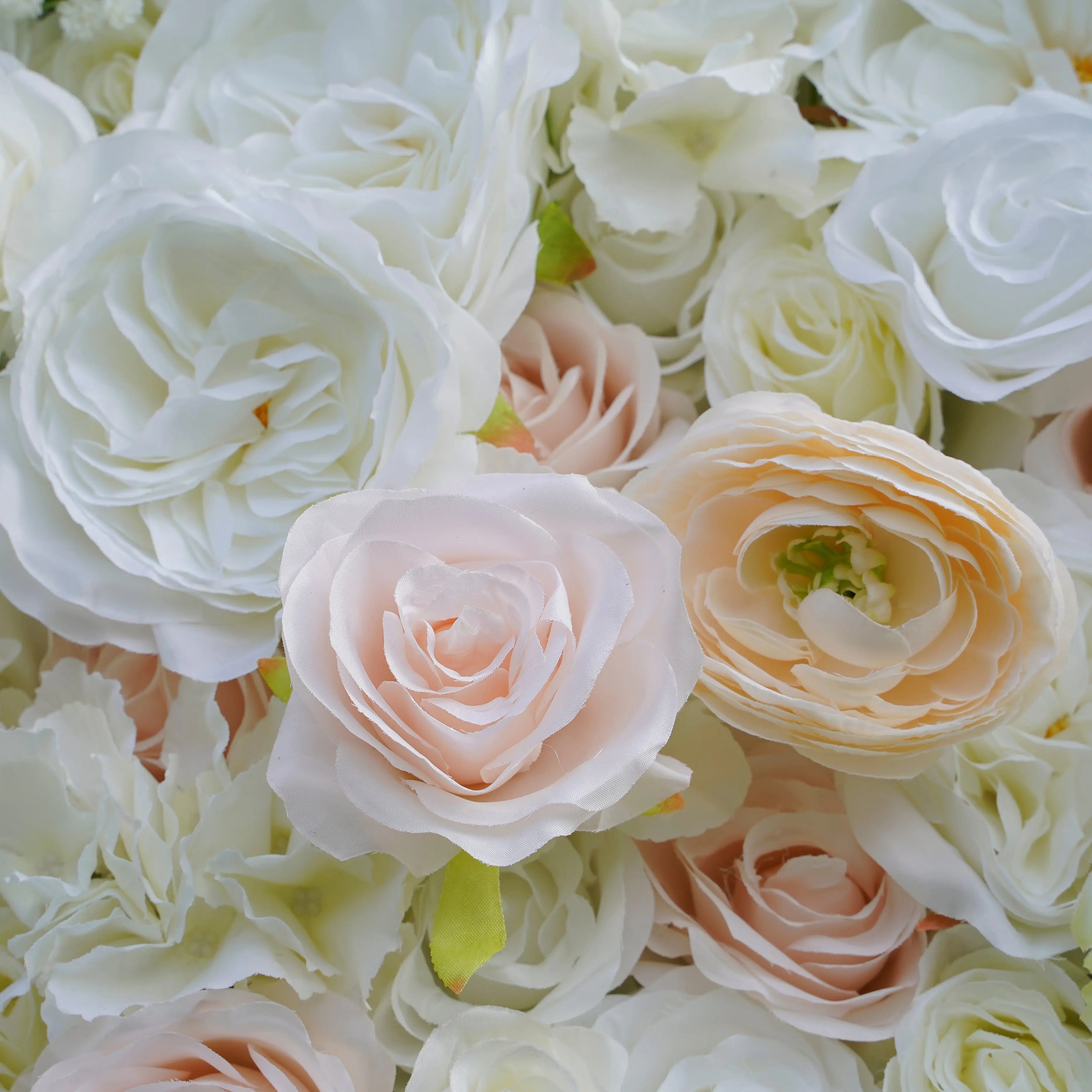 Adele:5D Fabric Artificial rolling up curtain flower wall