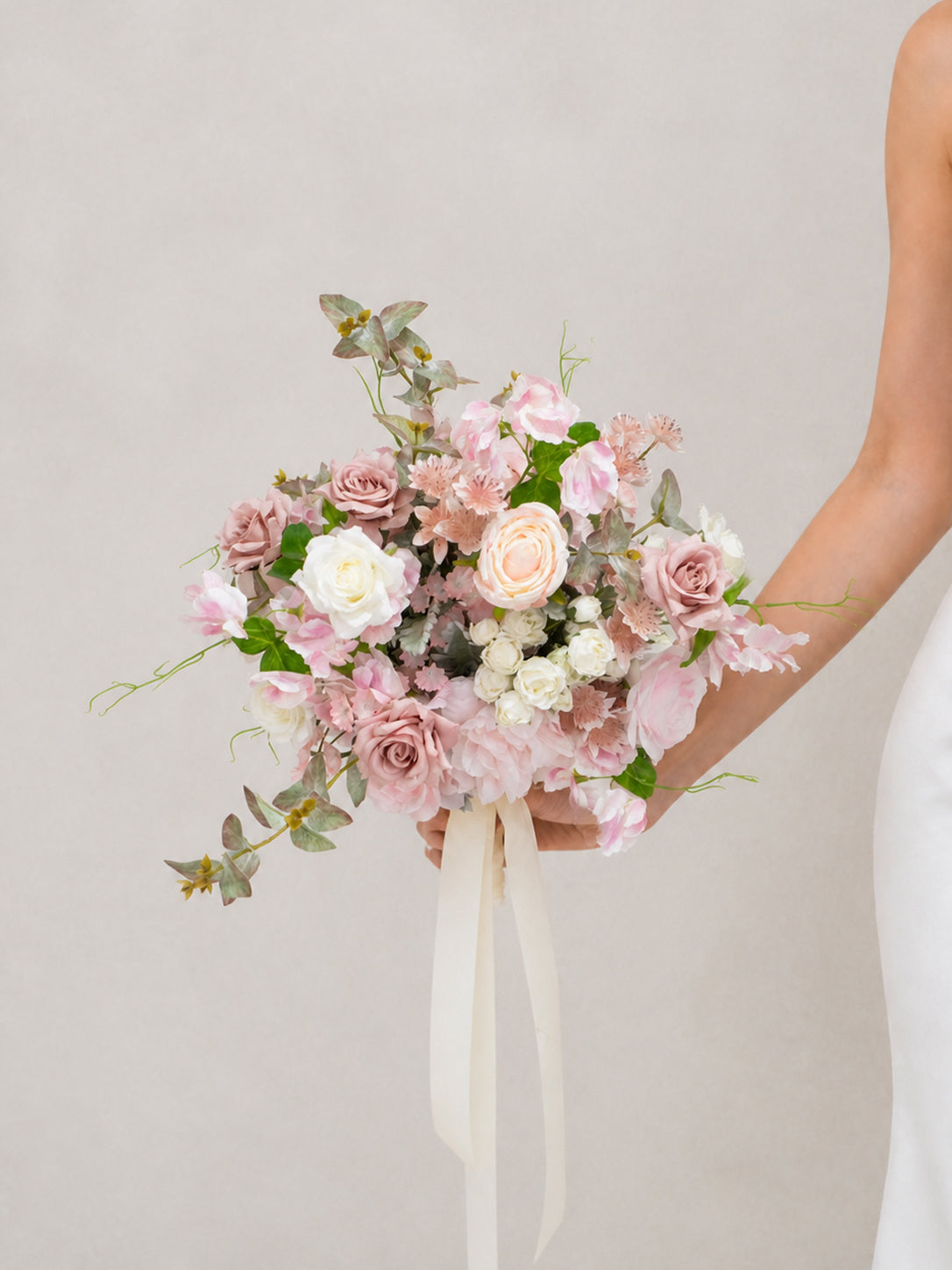 Avelisse -Bridal Bouquet 13"x13"In Blush Color