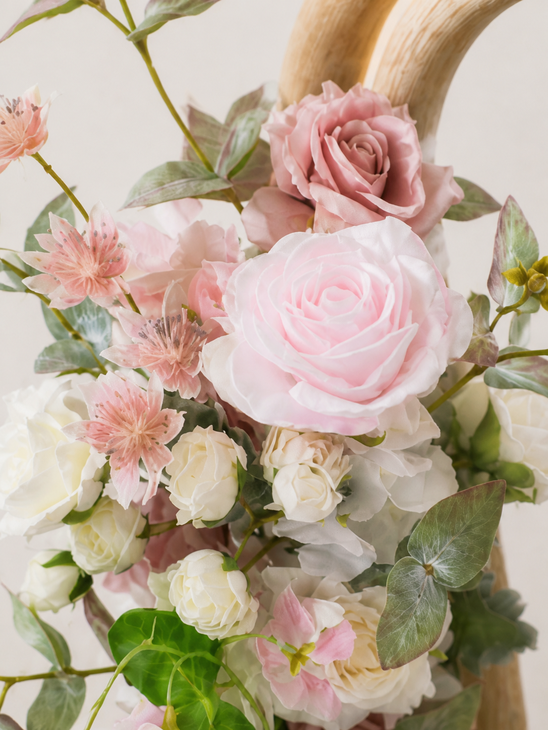 Avelisse-Wedding Chair Flower In Blush Color (Set of 2)