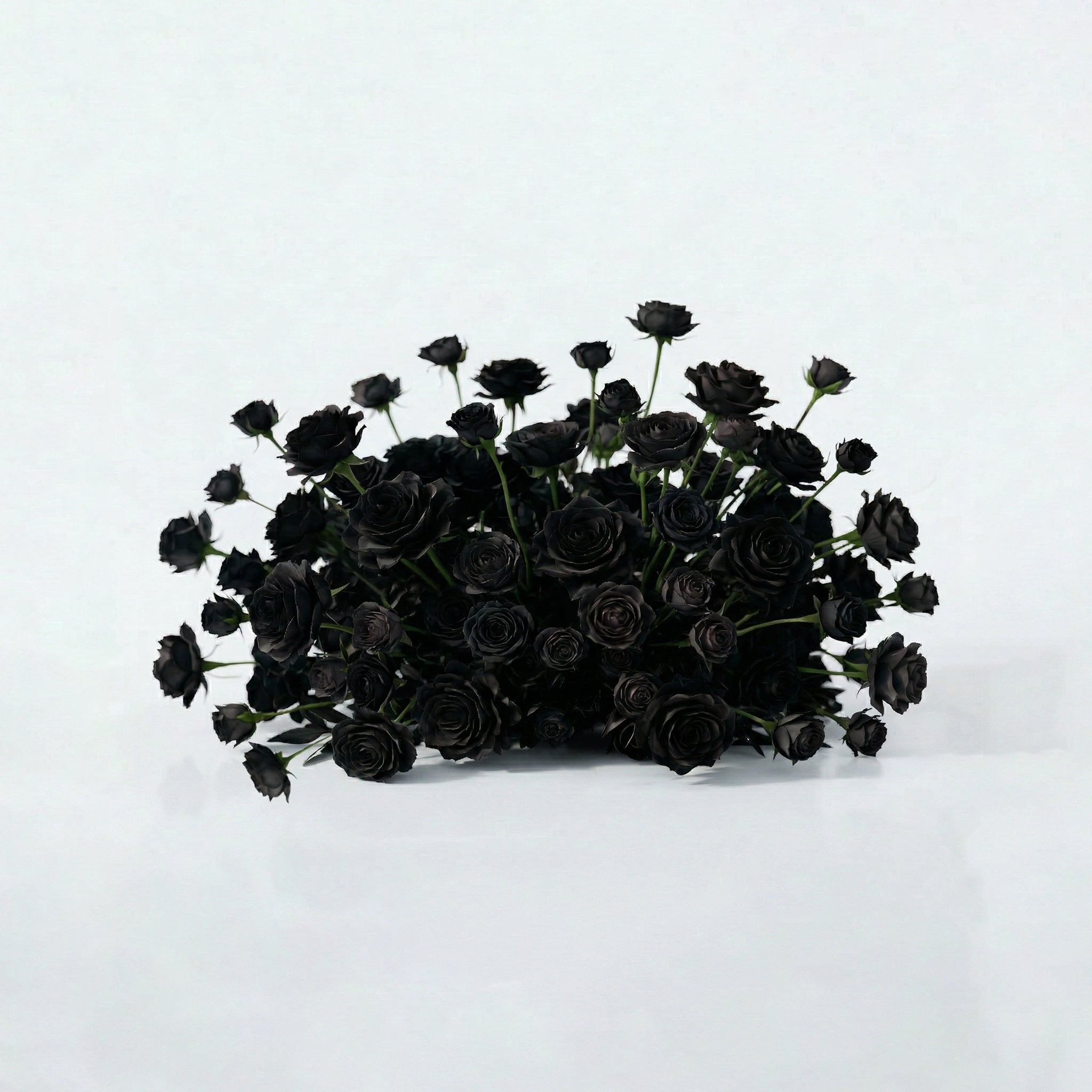 Avenya: Midnight Black Flower Heart Arch Decroation for Luxury Events & Parties