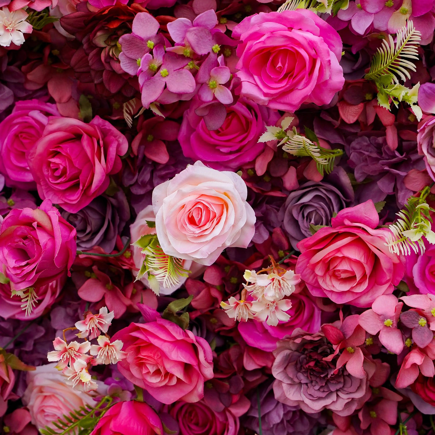 Blossom:7D Fabric Artificial rolling up curtain flower wall