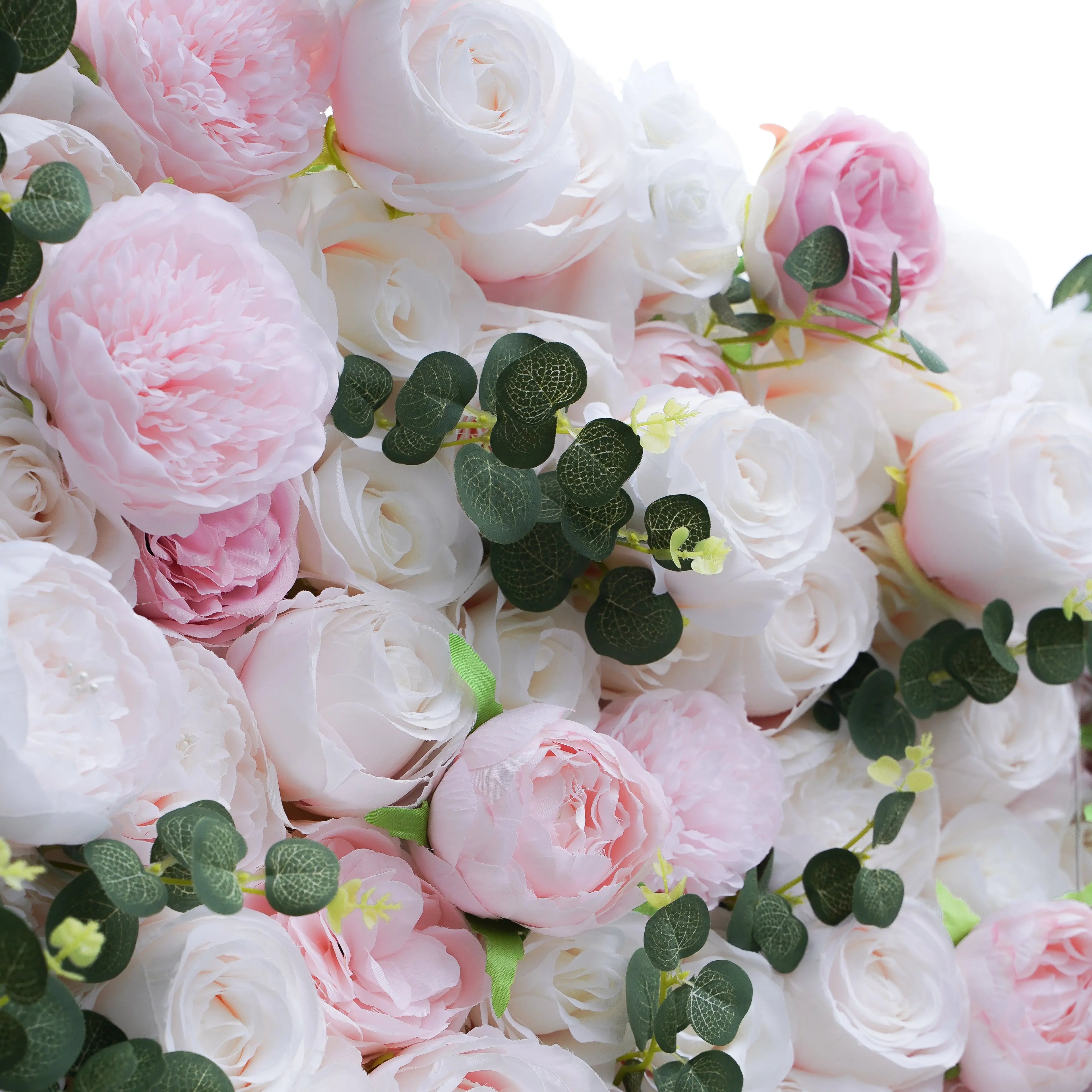 Cathy:4D Fabric Artificial rolling up curtain flower wall