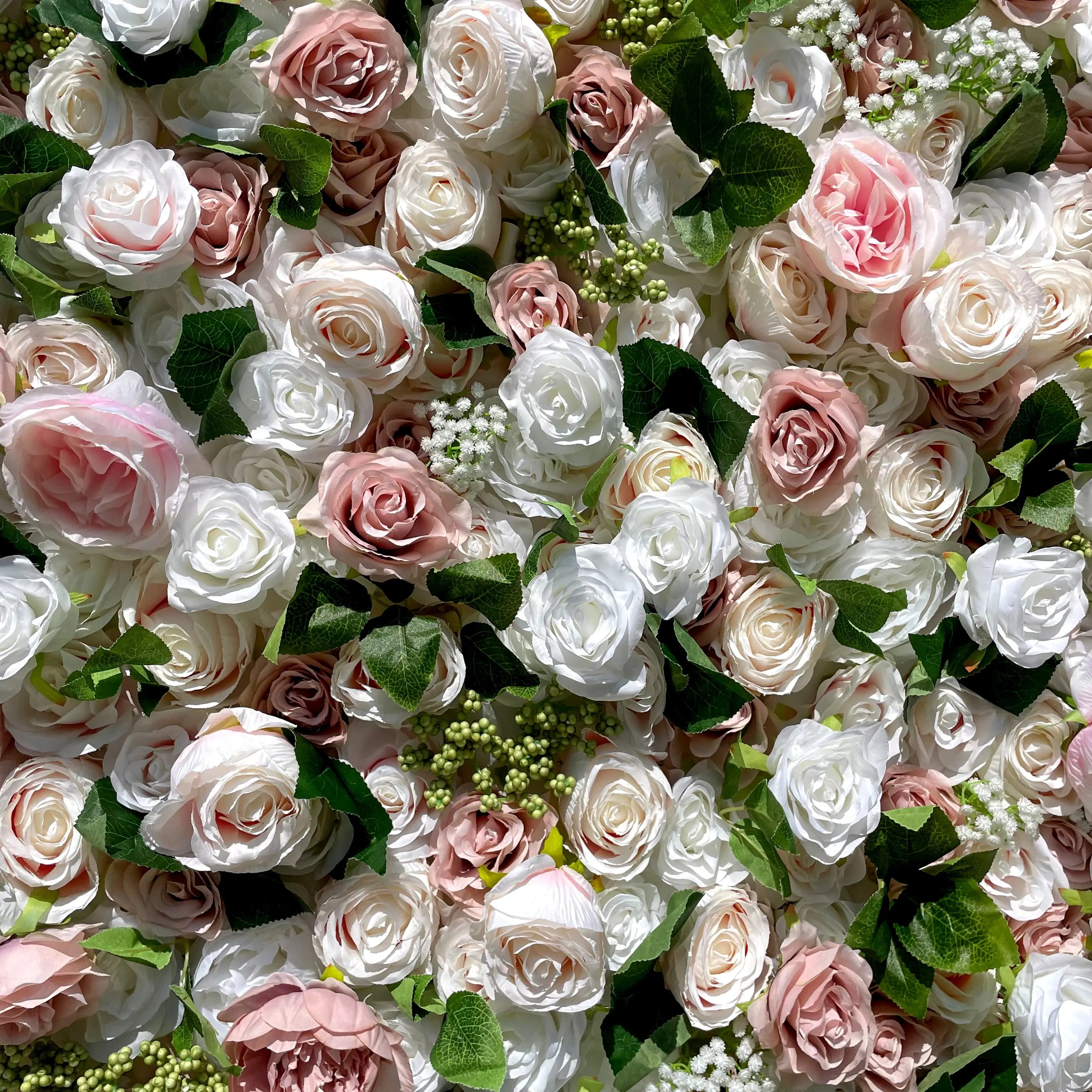 Cindy:5D Fabric Artificial rolling up curtain flower wall