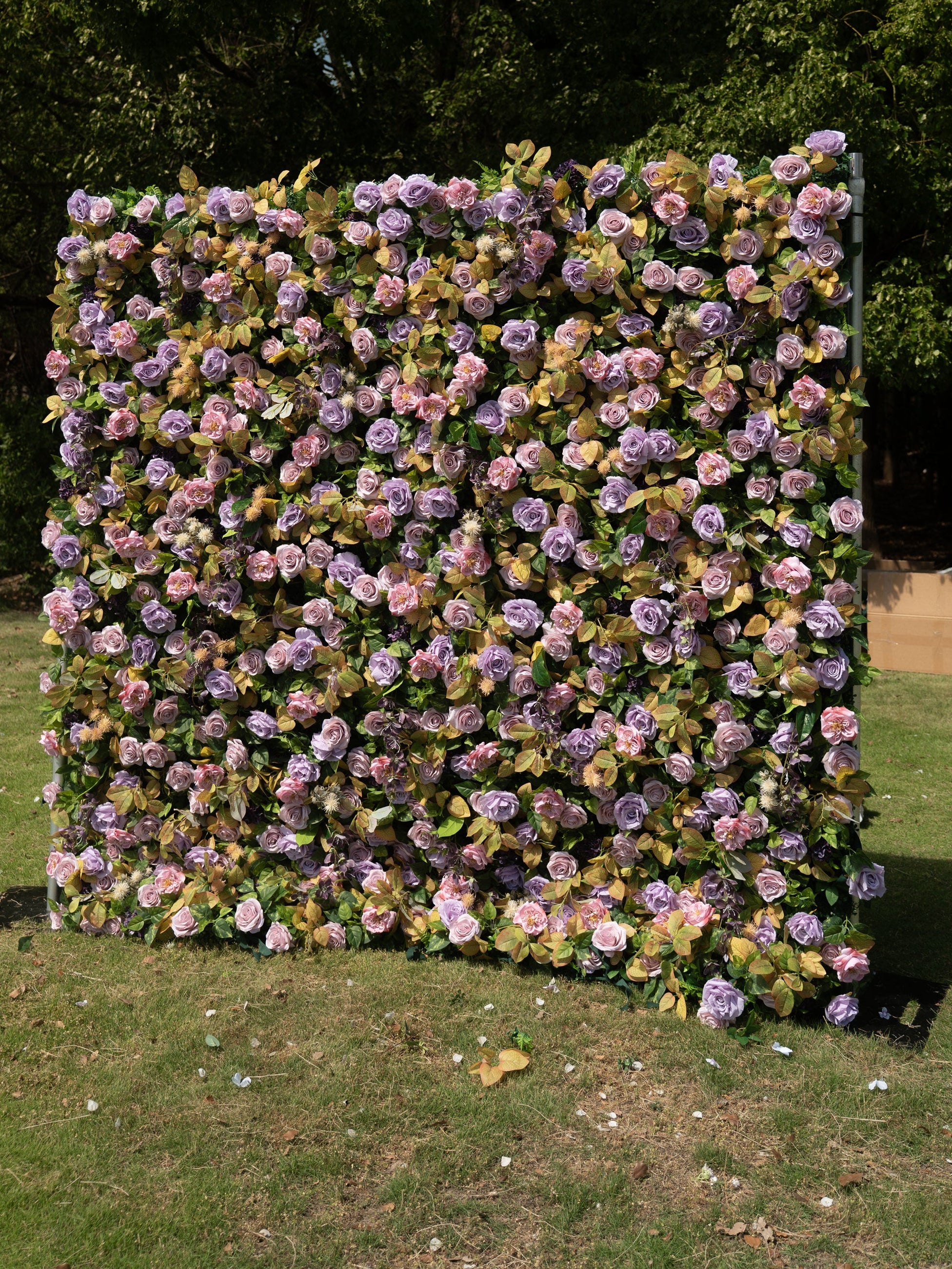 Lunavia 4D Fabric Artificial rolling up curtain flower wall