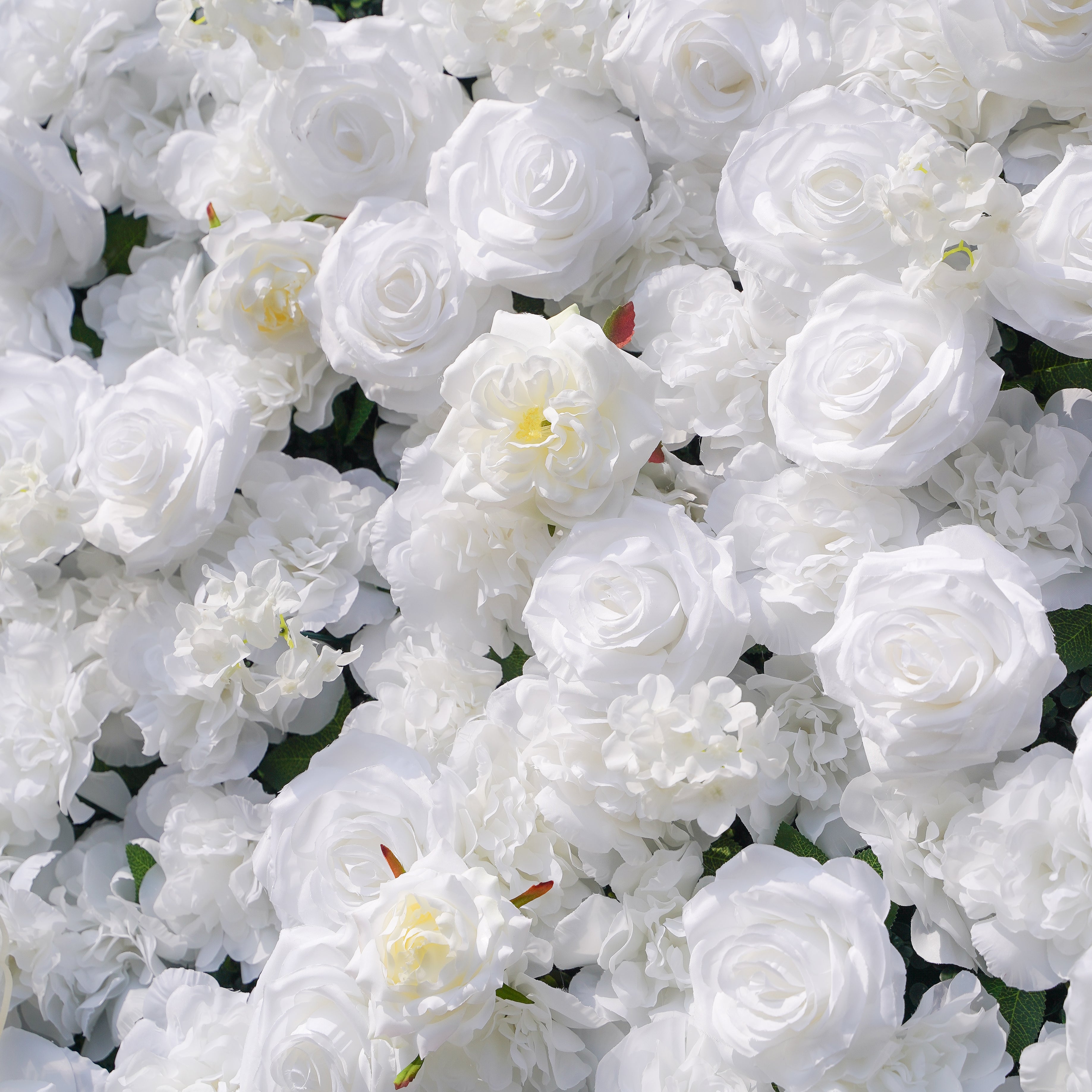 Shine: Fabric Artificial zip up curtain flower wall 8ft*8ft (SHIP TO USA ONLY) Rose Morning