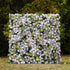 Evie:5D Fabric Artificial rolling up curtain flower wall Rose Morning
