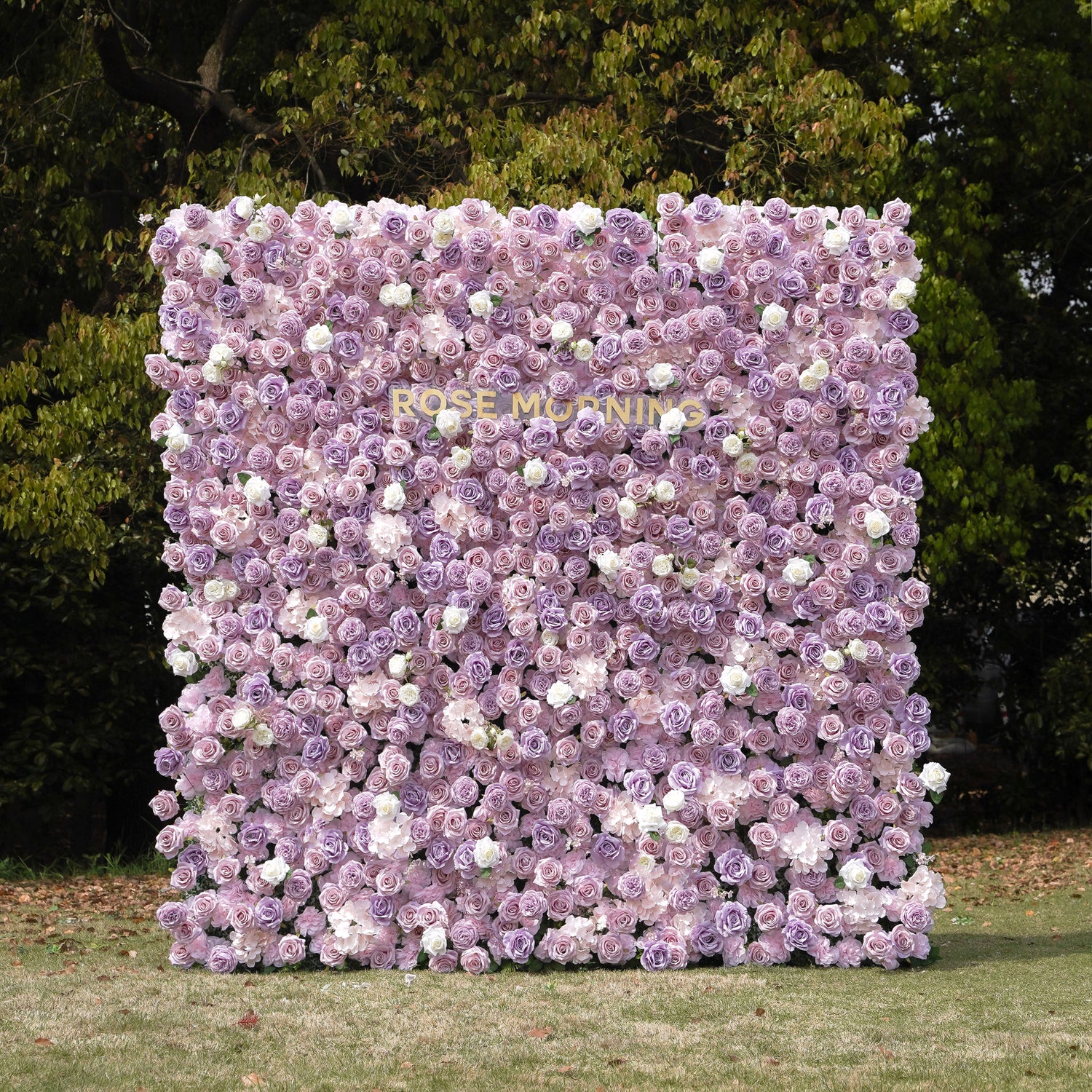 Alina:5D Fabric Artificial rolling up curtain flower wall