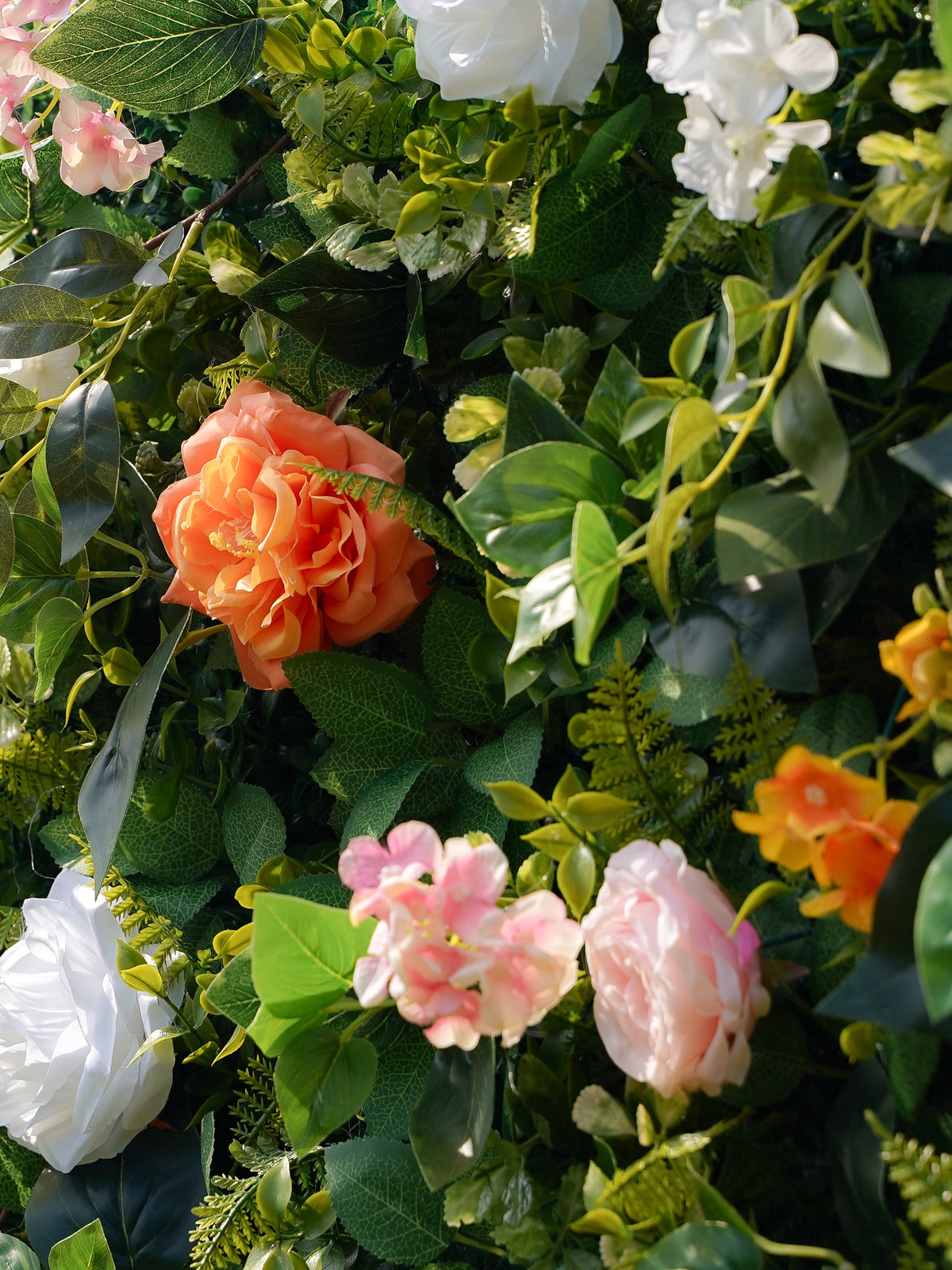 Nola: 3D Fabric Artificial Zip Up Curtain Flower Wall For Wedding and Events Decoration