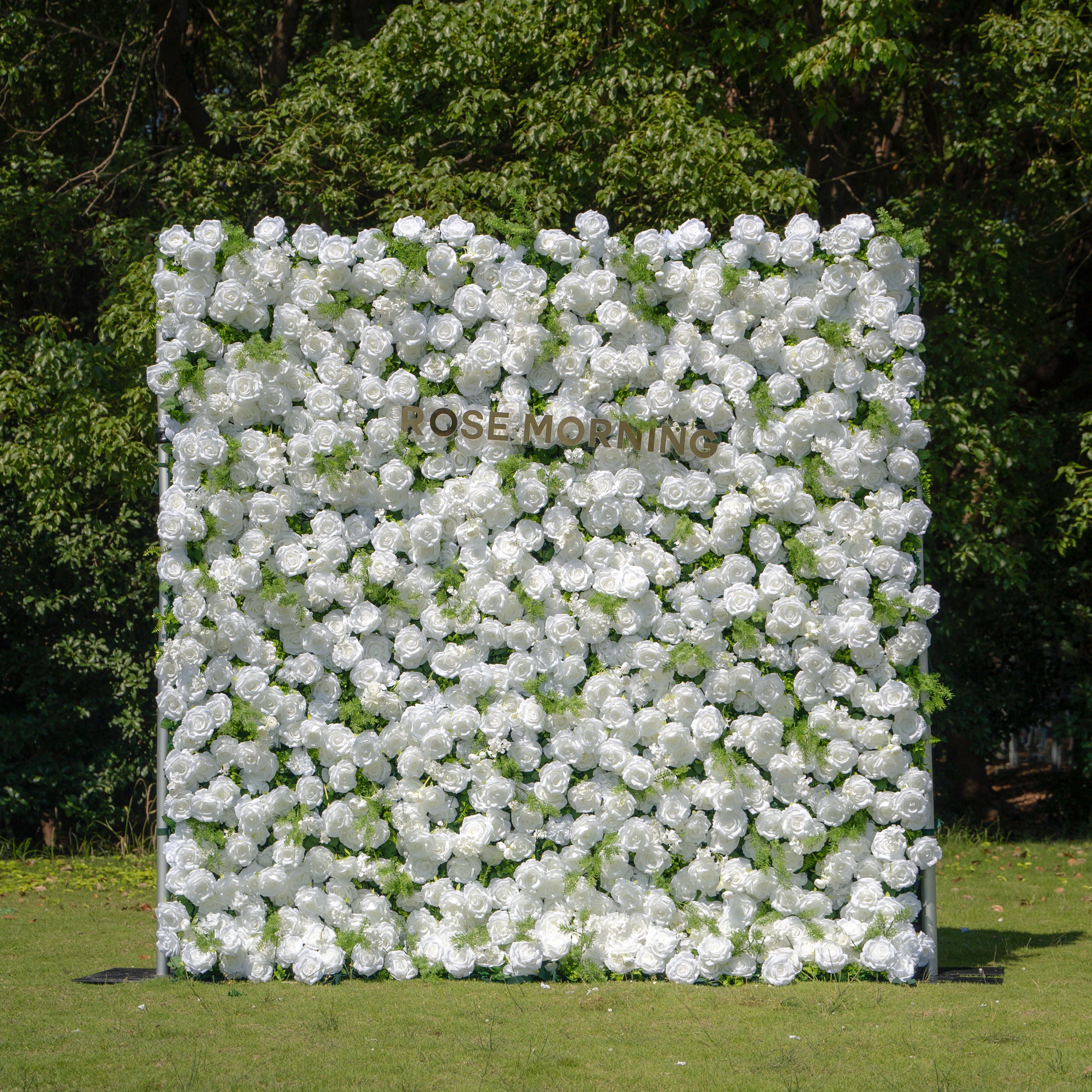 Forest:5D Fabric Artificial rolling up curtain flower wall