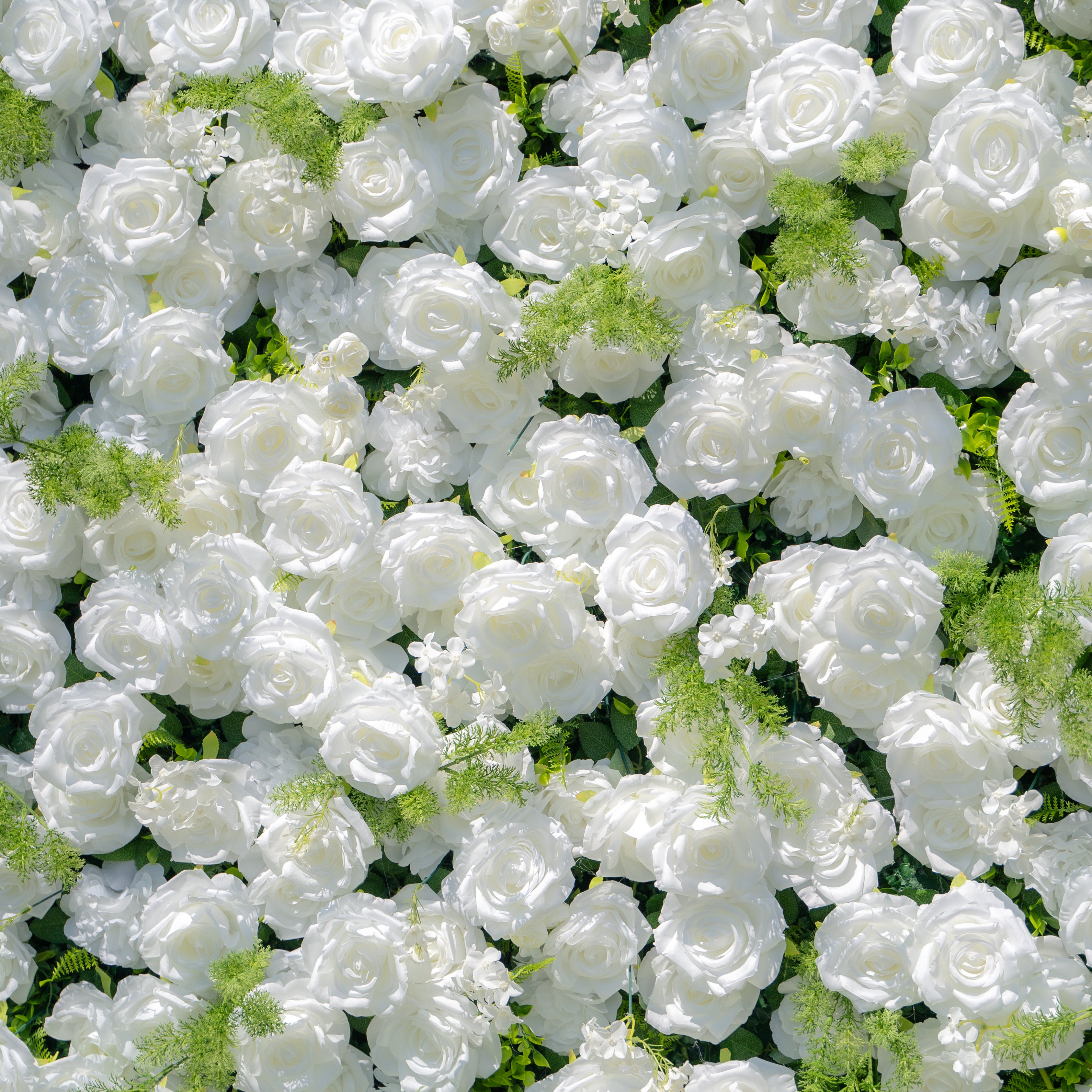Forest:5D Fabric Artificial rolling up curtain flower wall