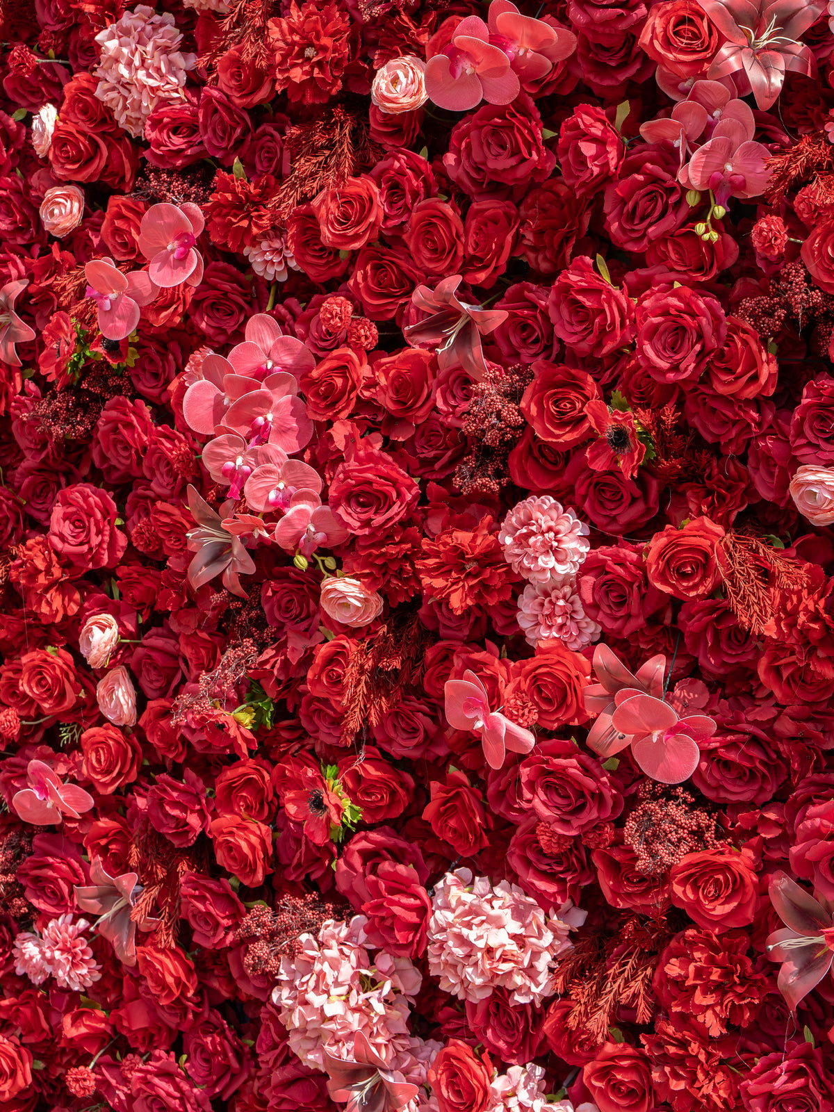 Meria: 4D Fabric Artificial Zip Up Curtain Flower Wall For Wedding and Events Decoration