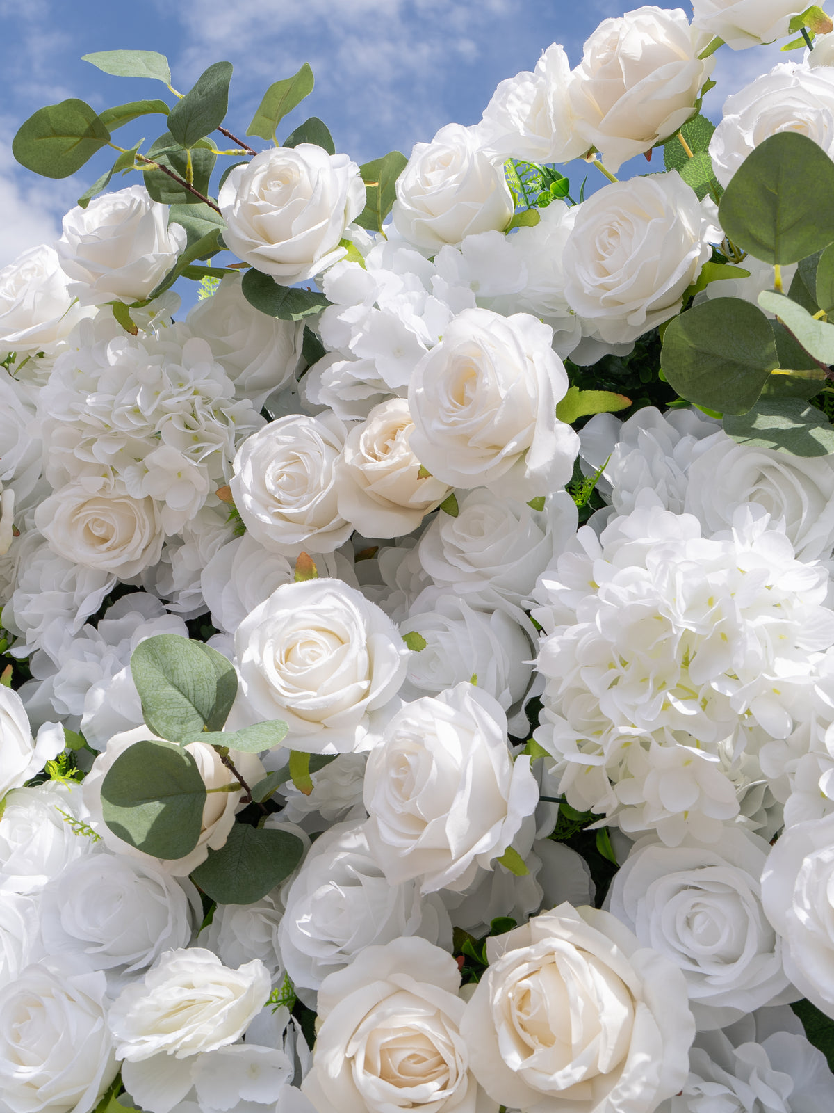 Galora: 5D Fabric Artificial Zip Up Curtain Flower Wall For Wedding and Events Decoration