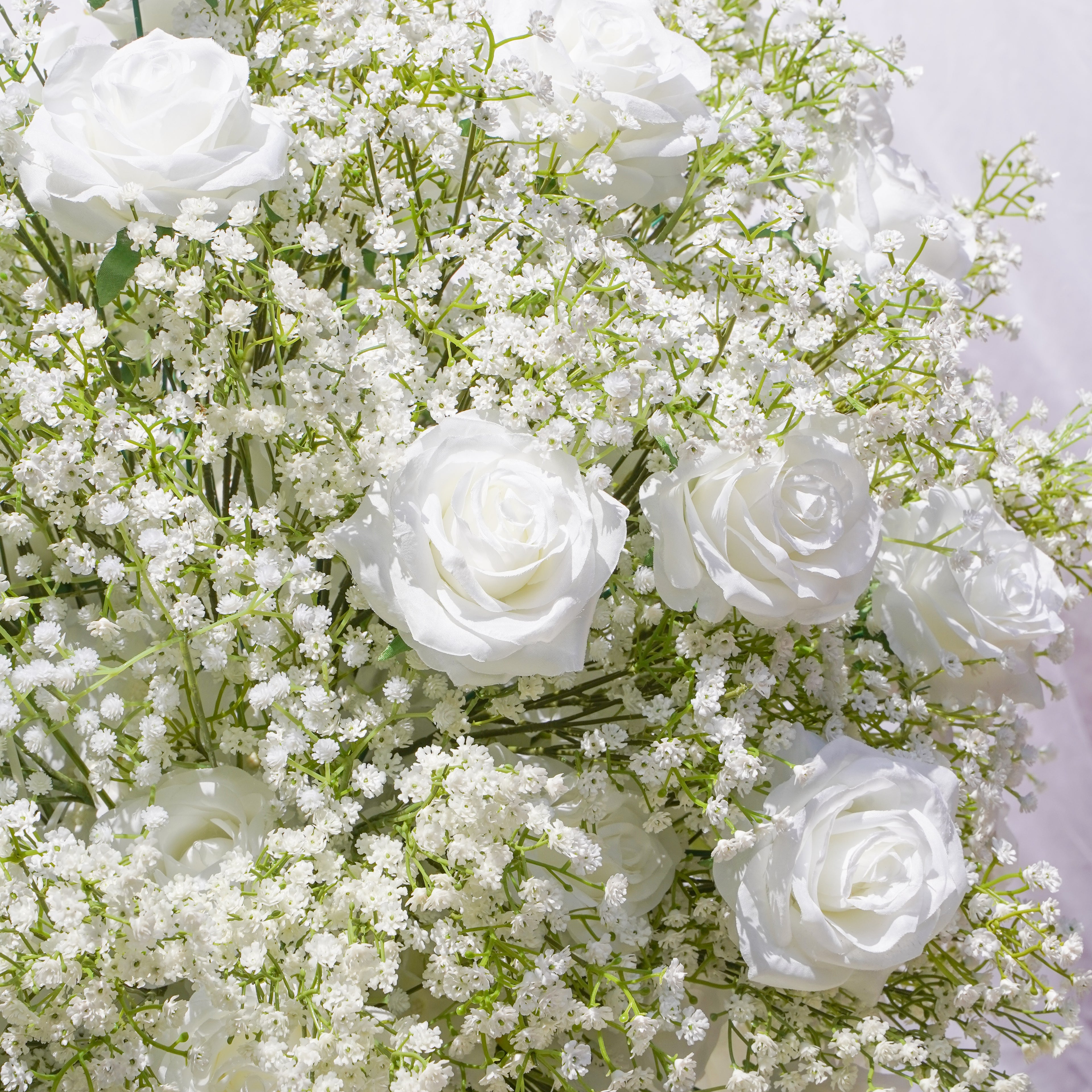 Ivory Flower Ball:Flower Centerpiece Bouquet Table Decoration Flower Ball -R061 Rose Morning
