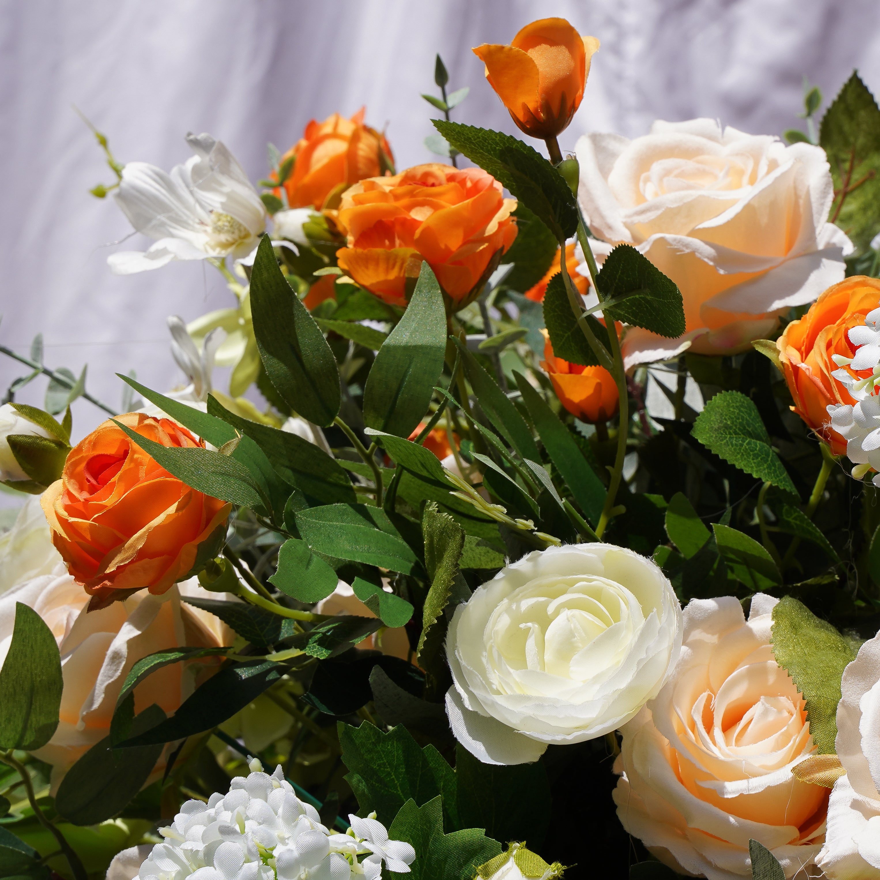 Mila Flower Ball:2023 New Flower Centerpiece Bouquet Table Decoration Flower Ball R049 Rose Morning