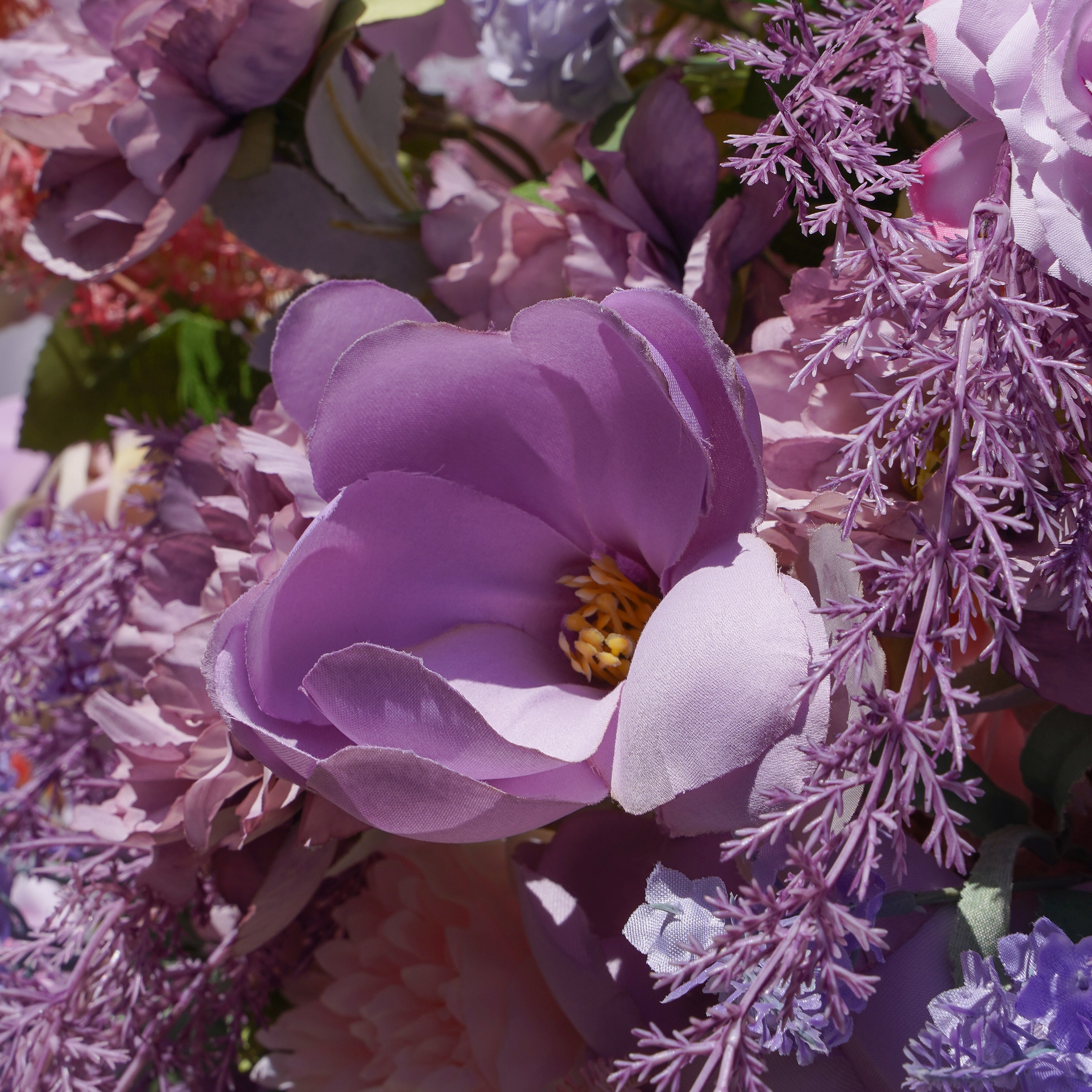 Kiki Flower Ball:2023 New Flower Centerpiece Bouquet Table Decoration Flower Ball R031 Rose Morning