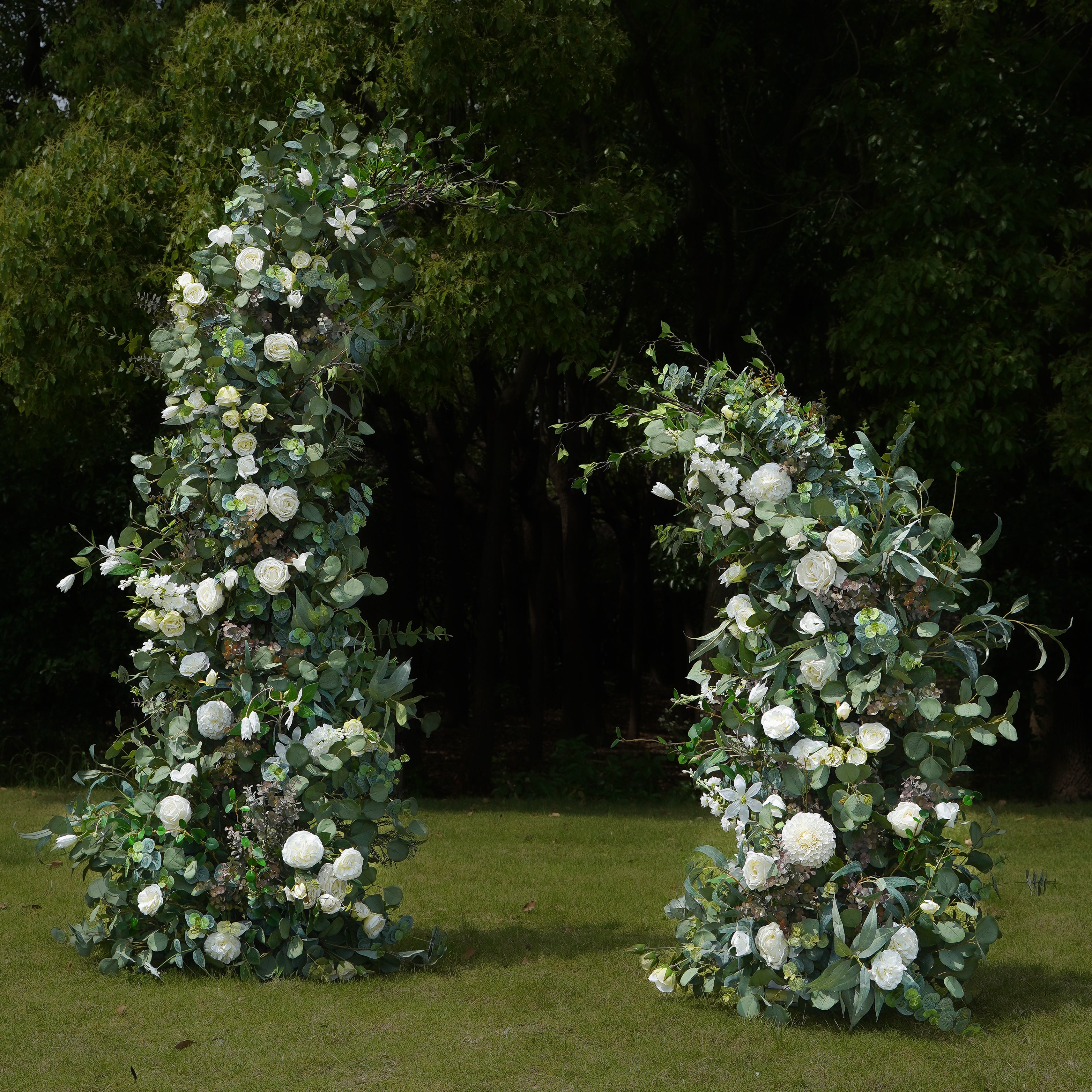 Z003:2023 New Wedding Party Background Floral Arch Decoration Including Frame Rose Morning