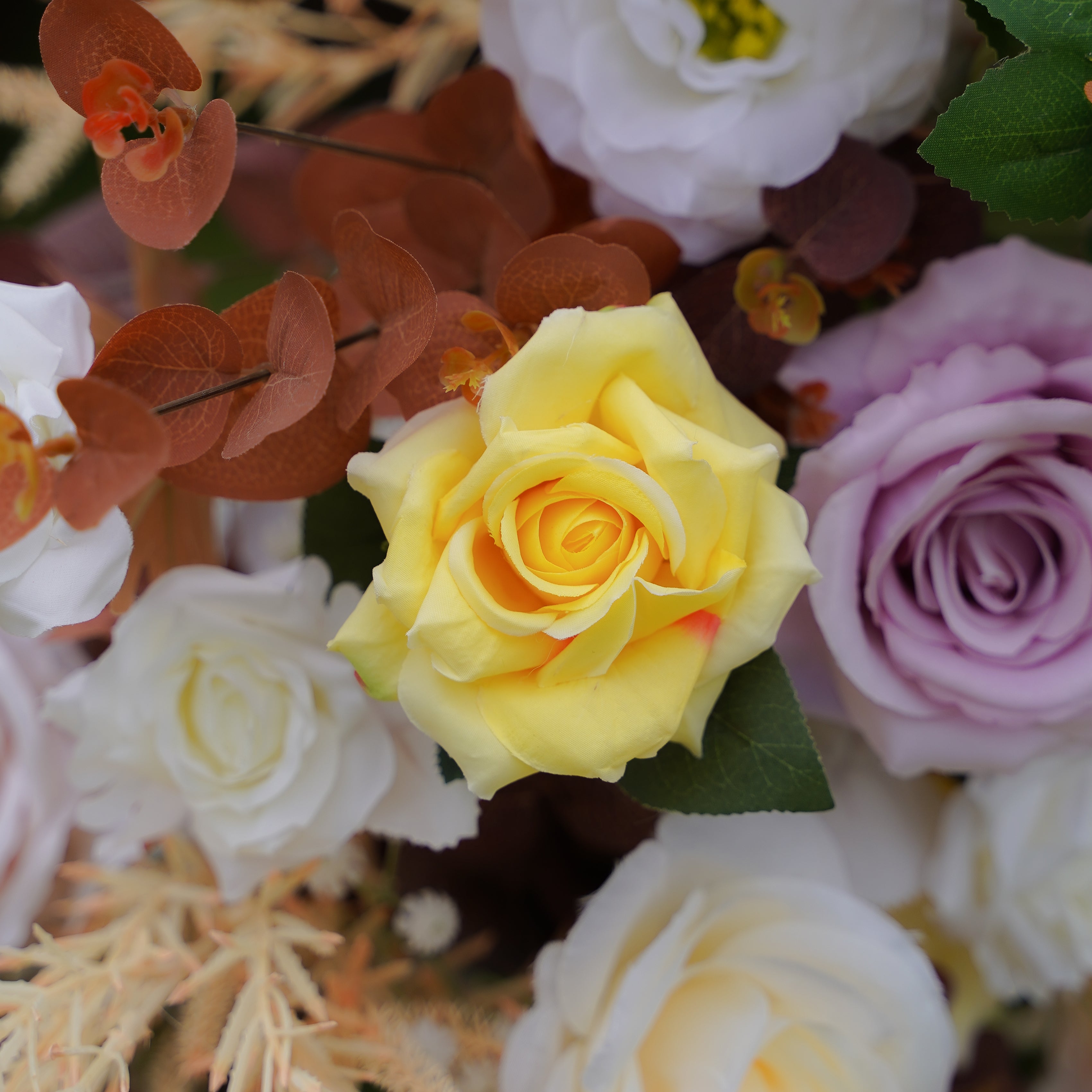 Fanny:2023 New Wedding Party Background Floral Arch Decoration Including Frame Rose Morning